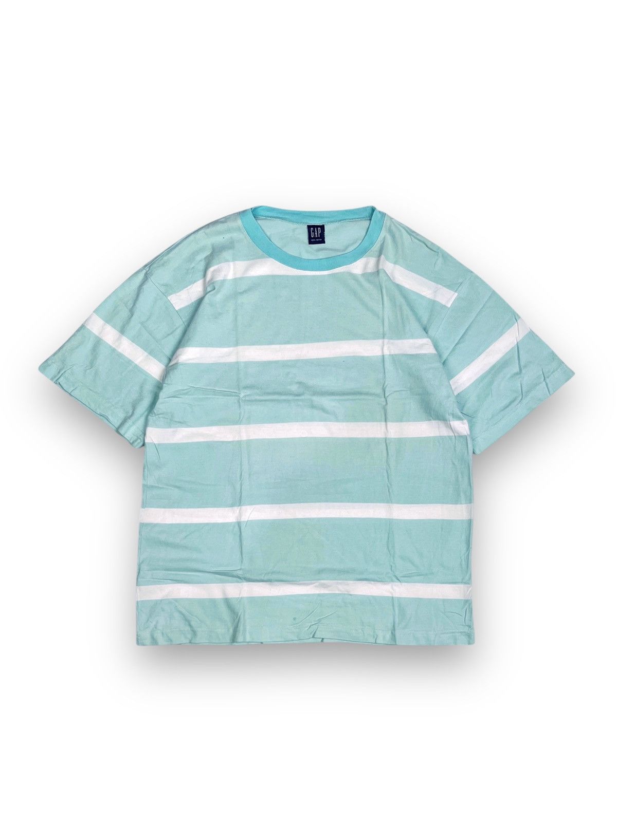 Gap Y2K GAP Stripes Two Tone Ringer Tee Size US L / EU 52-54 / 3 - 1 Thumbnail