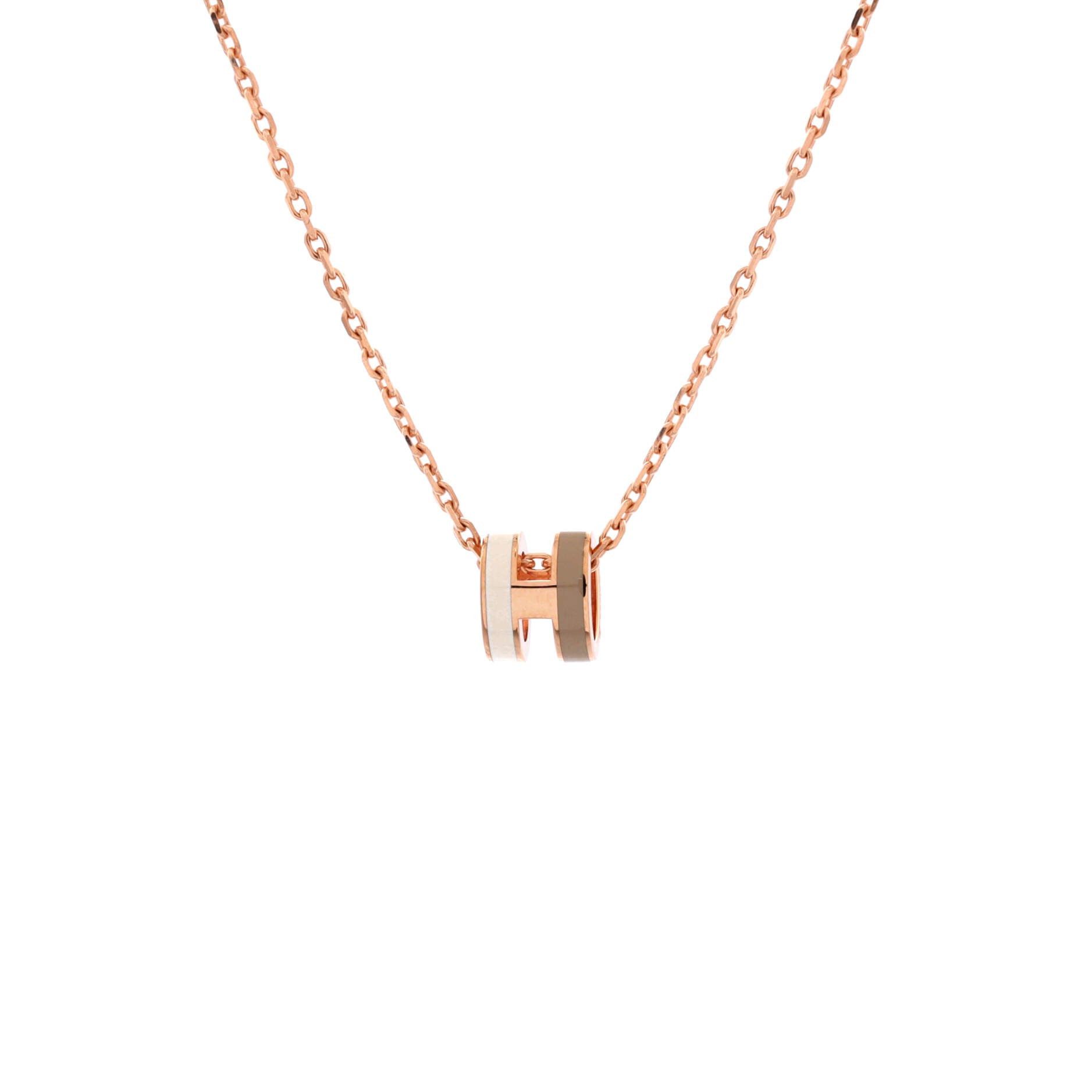 Hermes Pop H Pendant Chain Necklace Size ONE SIZE - 1 Thumbnail