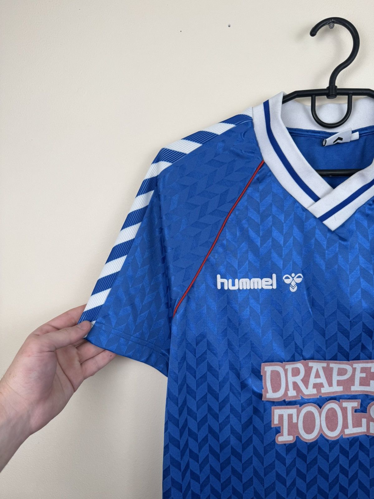 Hummel Hummel Southhampton 1987-89 Jersey Away Remake Soccer S Size US S / EU 44-46 / 1 - 8 Thumbnail
