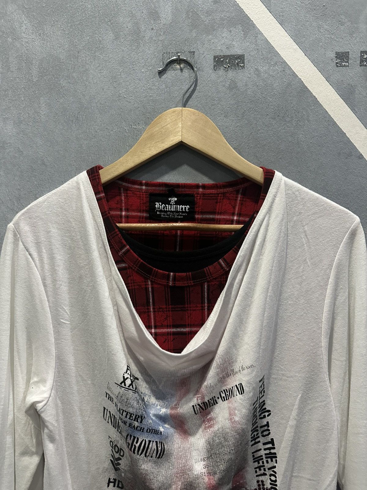If Six Was Nine × Le Grande Bleu (L.G.B.) × Seditionaries Beaumere Asymmetrical Double Layer Punk Style Size S / US 4 / IT 40 - 2 Thumbnail
