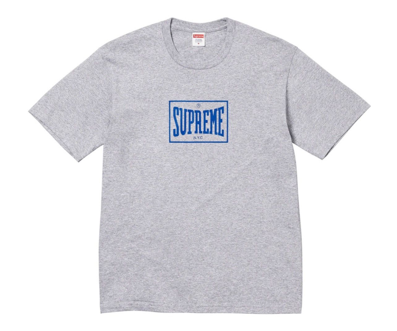 image of Supreme Warm Up Tee in Grey, Men's (Size 2XL)