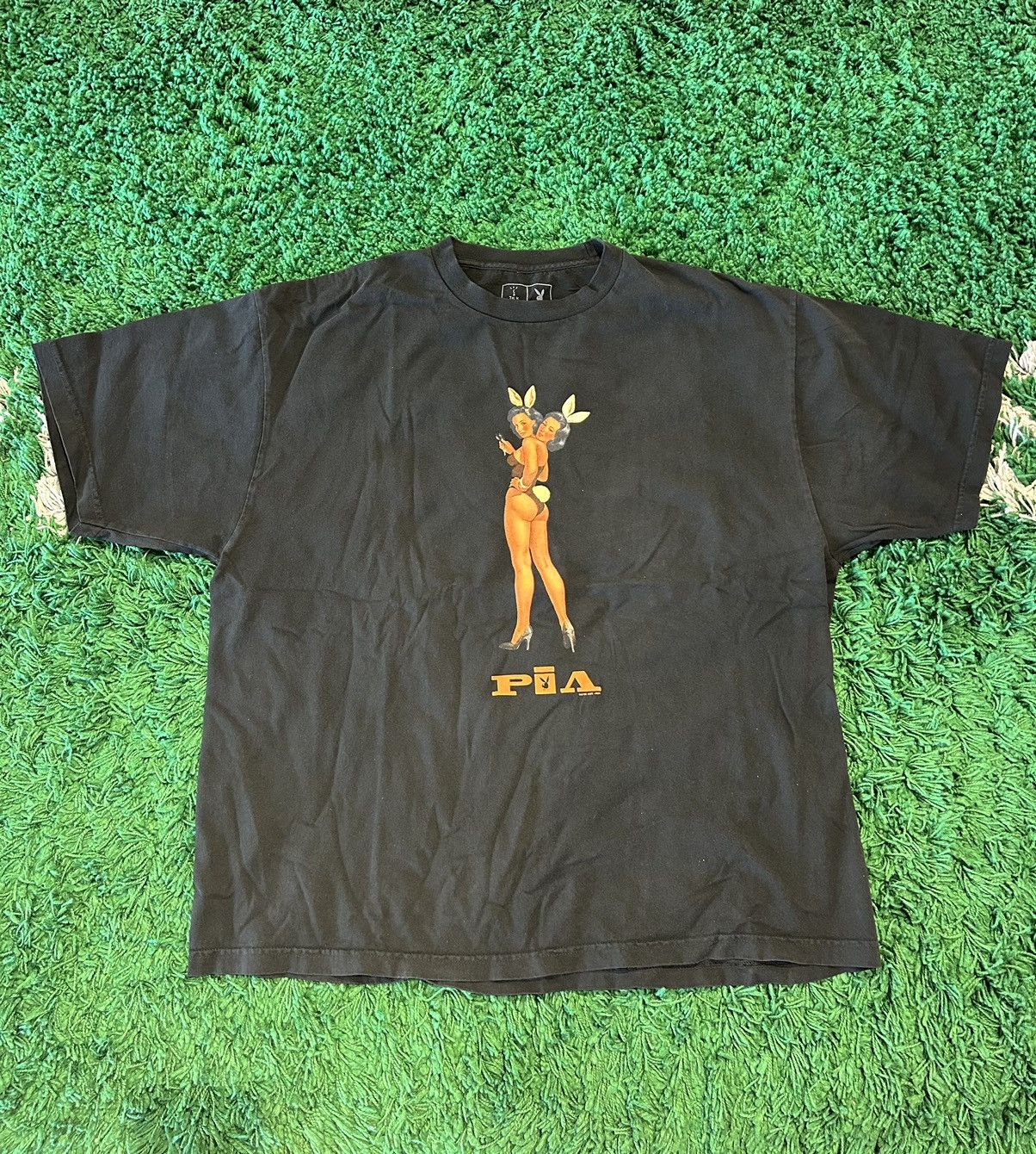 Playboy × Travis Scott Travis Scott Playboy Tee Black Size US XXL / EU 58 / 5 - 1 Thumbnail