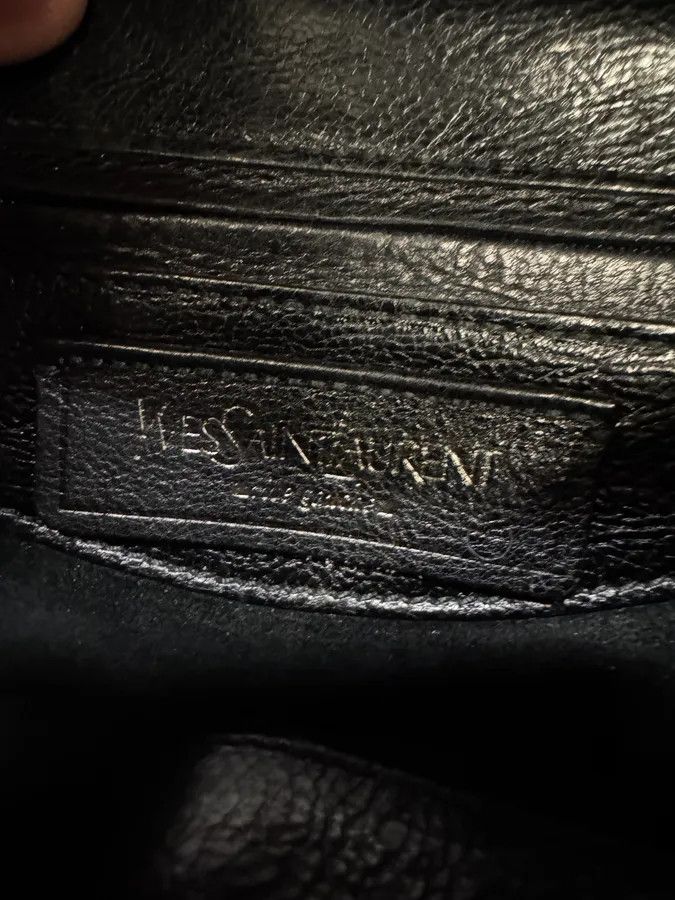 Yves Saint Laurent FW2002 Yves Saint Laurent Mombasa Black Leather Shoulder Bag by Tom Ford Size ONE SIZE - 10 Thumbnail