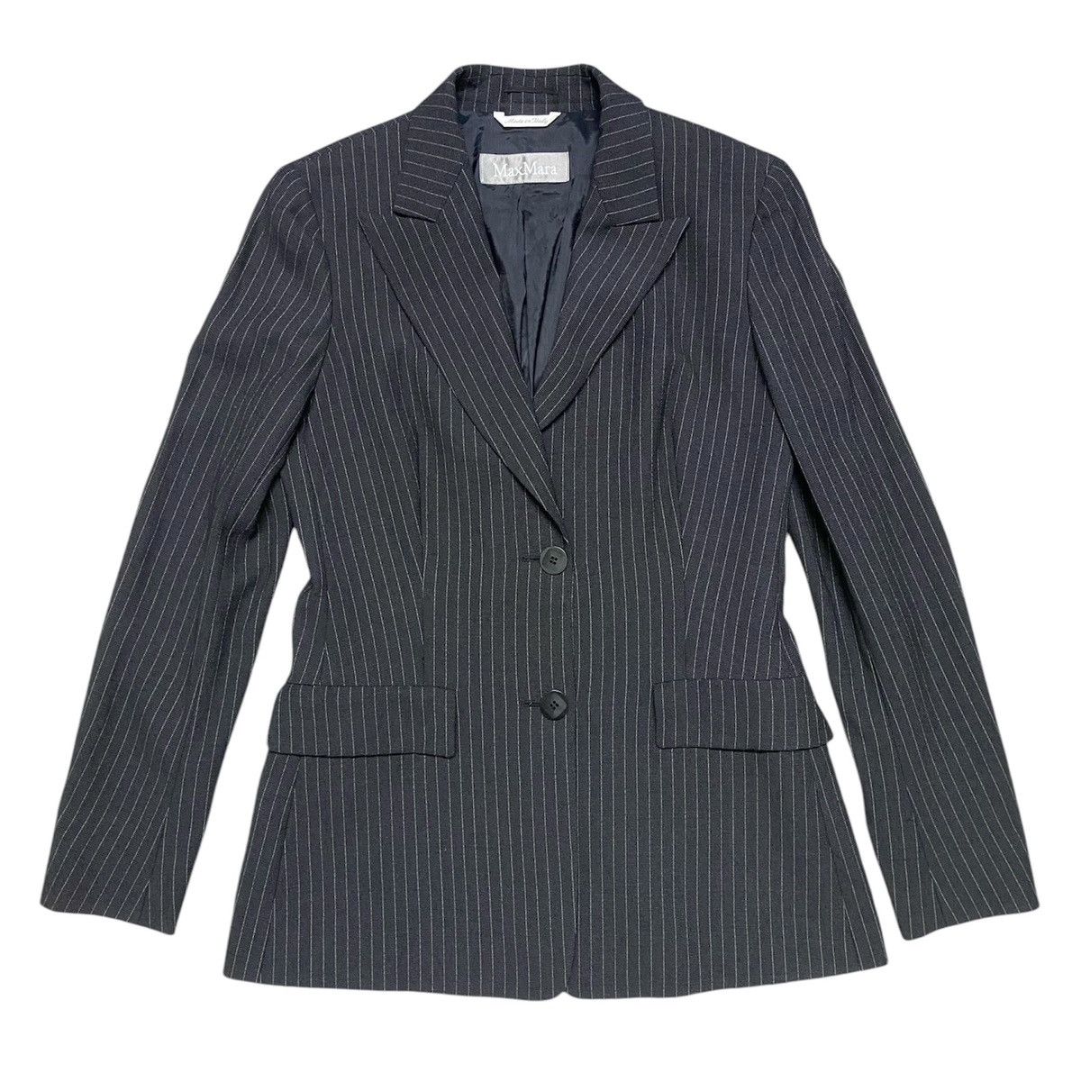 Designer × Max Mara × Weekend Max Mara Max Mara Striped Blazer Jacket Size S / US 4 / IT 40 - 1 Thumbnail