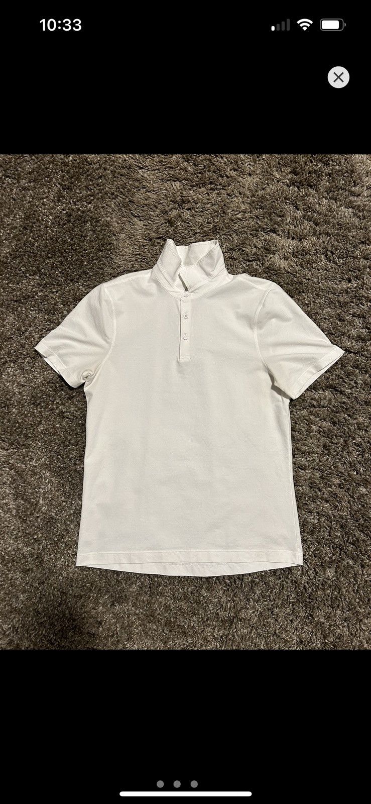 Lululemon Lululemon white polo Size US M / EU 48-50 / 2 - 1 Preview