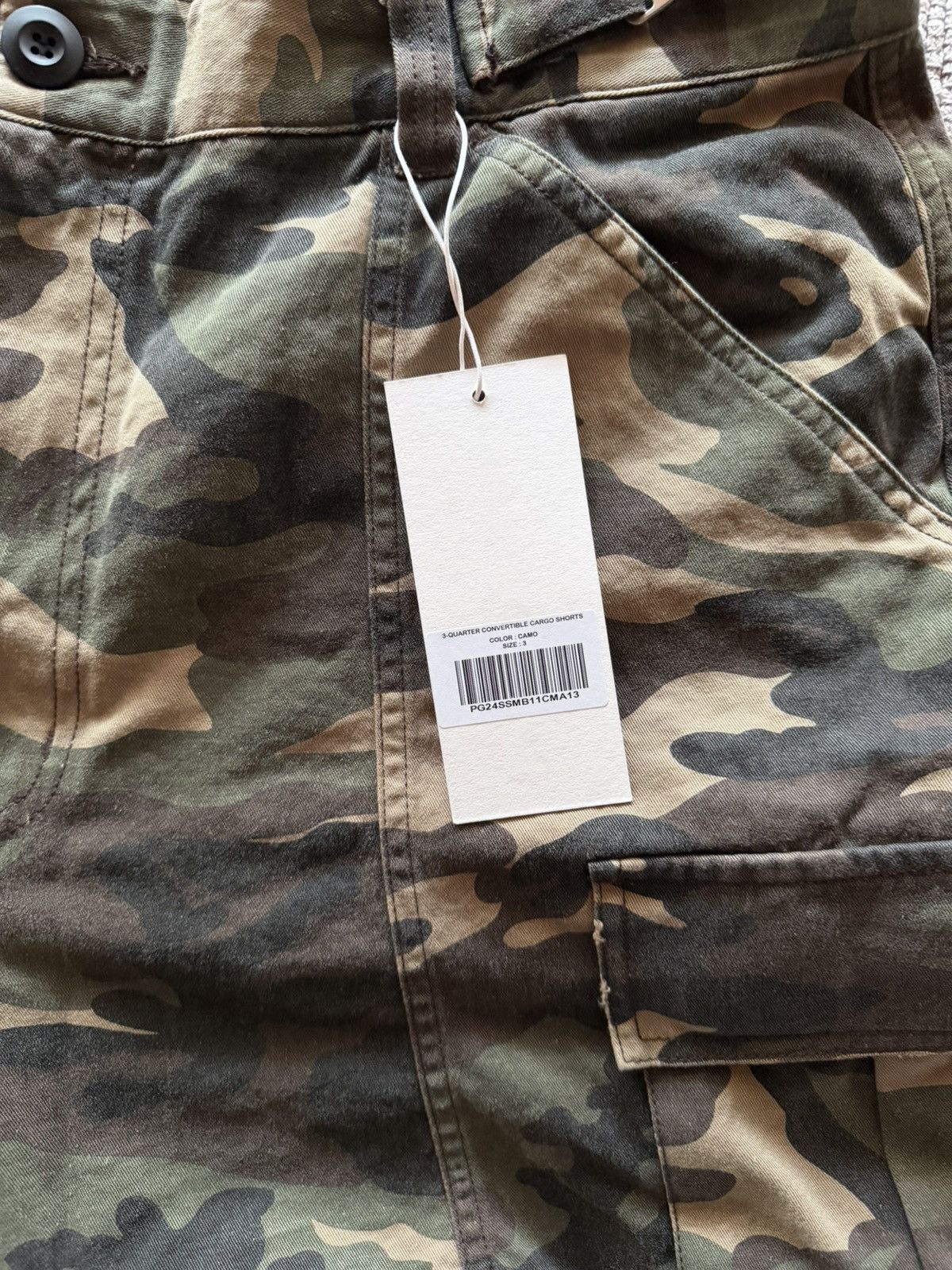 PROJECT G/R PROJECT G/R CAMO CARGO SHORTS Size US 34 / EU 50 - 2 Thumbnail