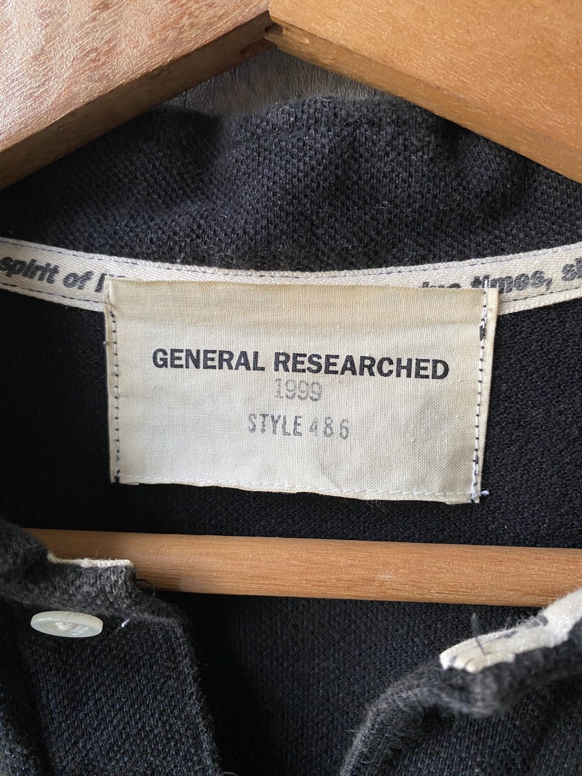 General Research 1999 General Researched Black Faded Deconstructed Shirt Size US S / EU 44-46 / 1 - 11 Thumbnail