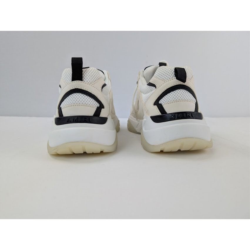 Amiri o1rshd1 Bone Runner Sneakers in White / Black Painted Edge Size US 14 / EU 47 - 10 Thumbnail