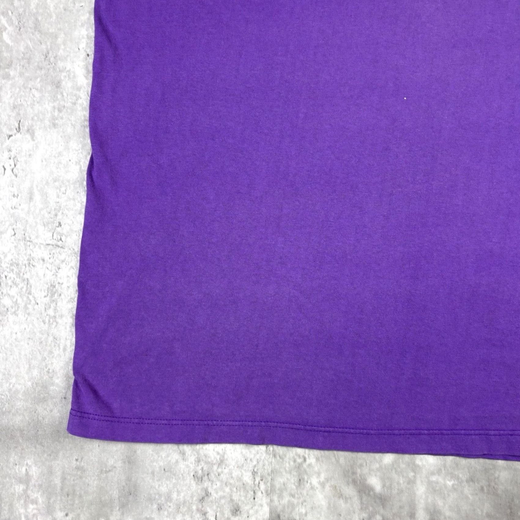 Disney VINTAGE Disney Mickey Mouse T Shirt Purple 2XL 90s Men Regular Short Sleeve Crew Neck Cotton Knit Size US XXL / EU 58 / 5 - 6 Thumbnail