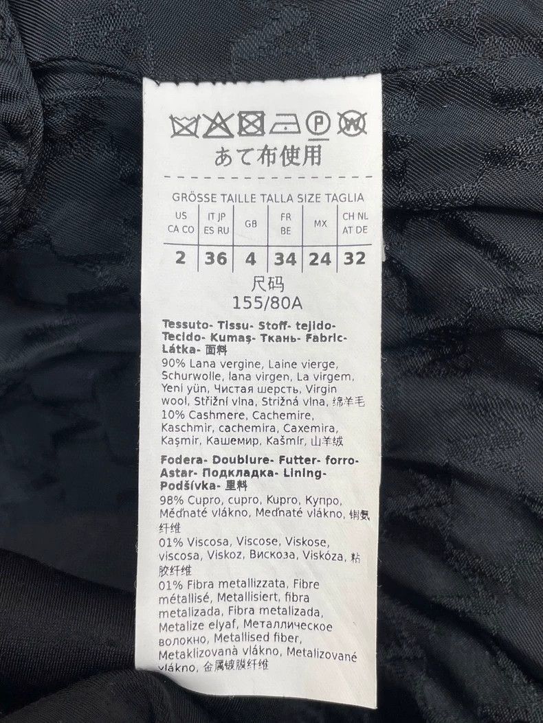 Max Mara Maxmara Black Cashmere Long Coat Size M / US 6-8 / IT 42-44 - 8 Thumbnail