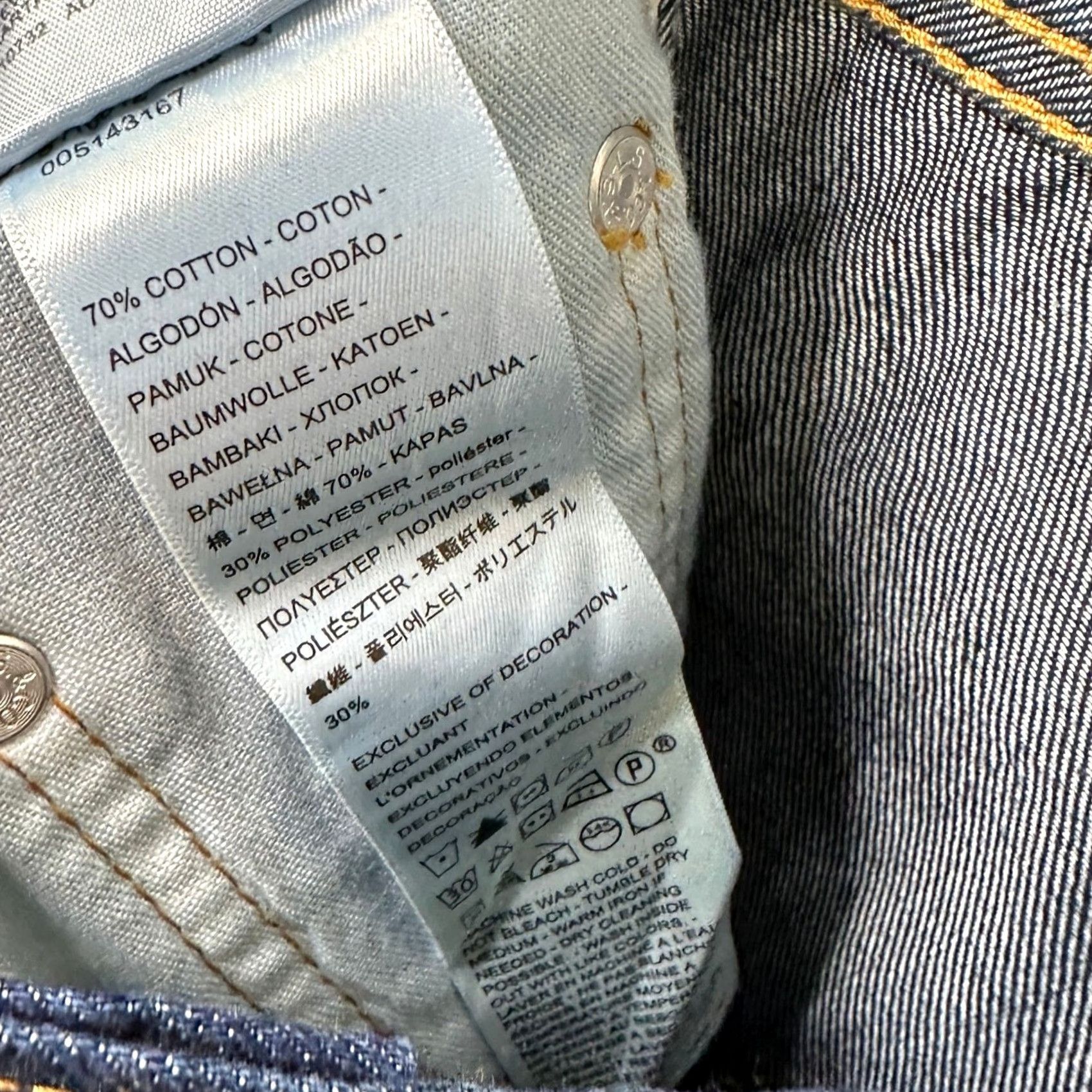 Levi's Levi's 514 Jeans Mens Straight Fit 30X30 Blue 5 Pockets Red Tab Denim NEW Size US 30 / EU 46 - 5 Thumbnail