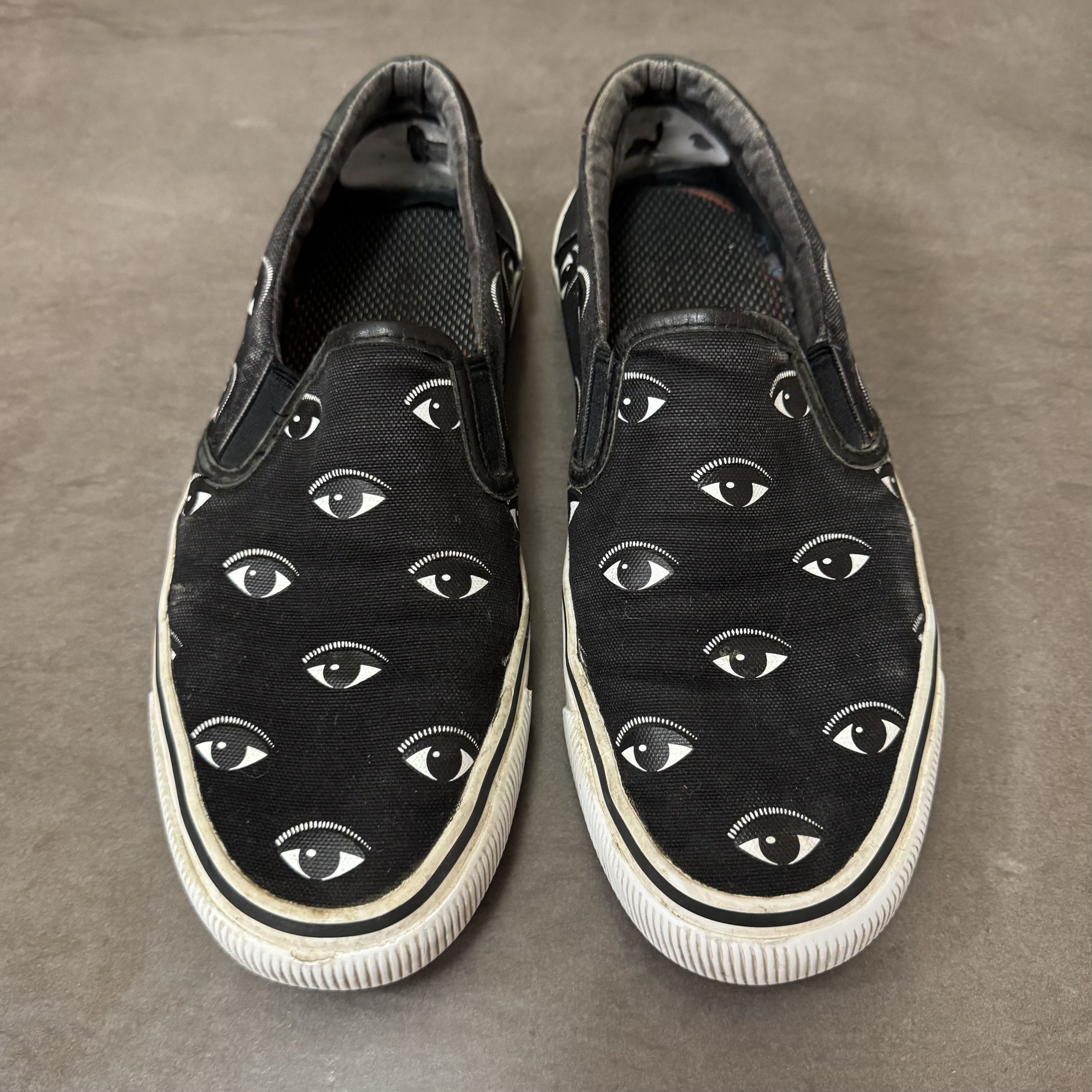 Kenzo Kenzo Eye Print Slip-On Black Sneakers, Size 42 EU / 9 US Size US 9 / EU 42 - 1 Thumbnail
