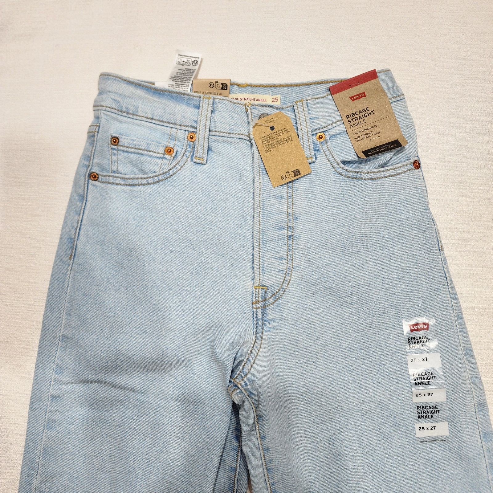 Levi's Levi's ribcage straight ankle women W25''x L27''-button fly Size 25" / US 0 / IT 36 - 3 Thumbnail