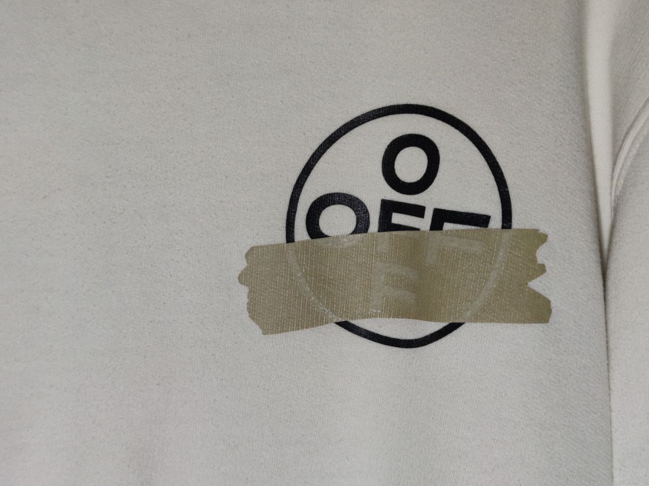 Off-White Off White Tape Arrows Cotton Sweatshirt White Size US M / EU 48-50 / 2 - 7 Thumbnail