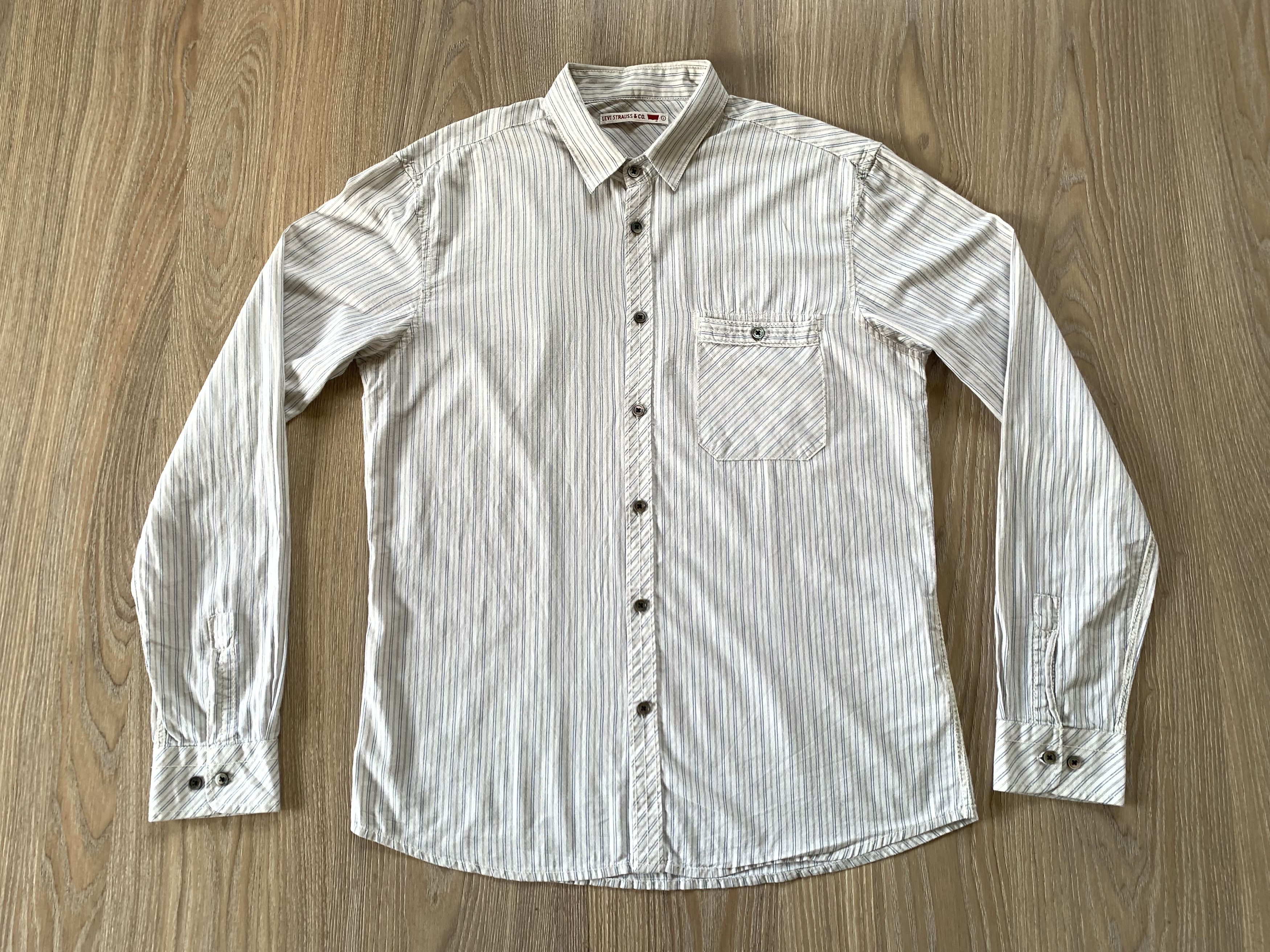 Levi's × Levi's Vintage Clothing Levi's Vintage Long Sleeve Stripe Button Up Shirt Size US L / EU 52-54 / 3 - 2 Thumbnail