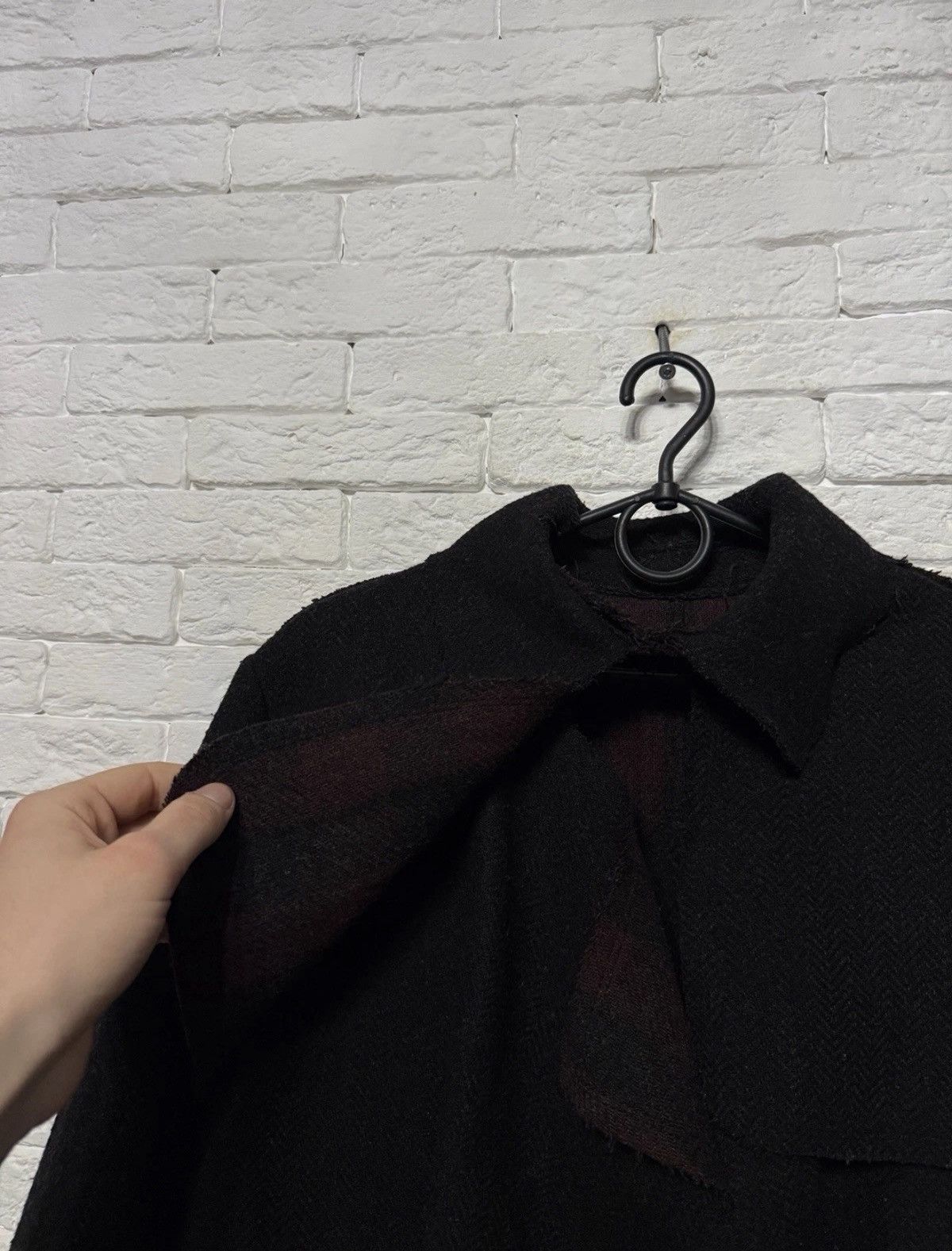 Cop Copine Cop Copine Wool Avant Garde Long Trench Coat Sz L Size L / US 10 / IT 46 - 4 Thumbnail