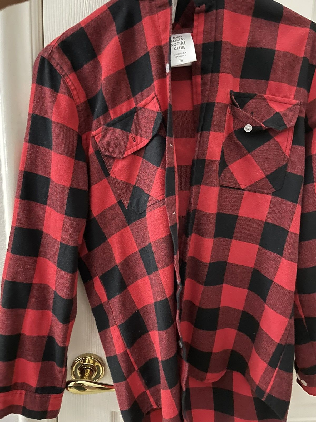Anti Social Social Club ANTI SOCIAL SOCIAL CLUB FLANNEL Size US M / EU 48-50 / 2 - 3 Thumbnail