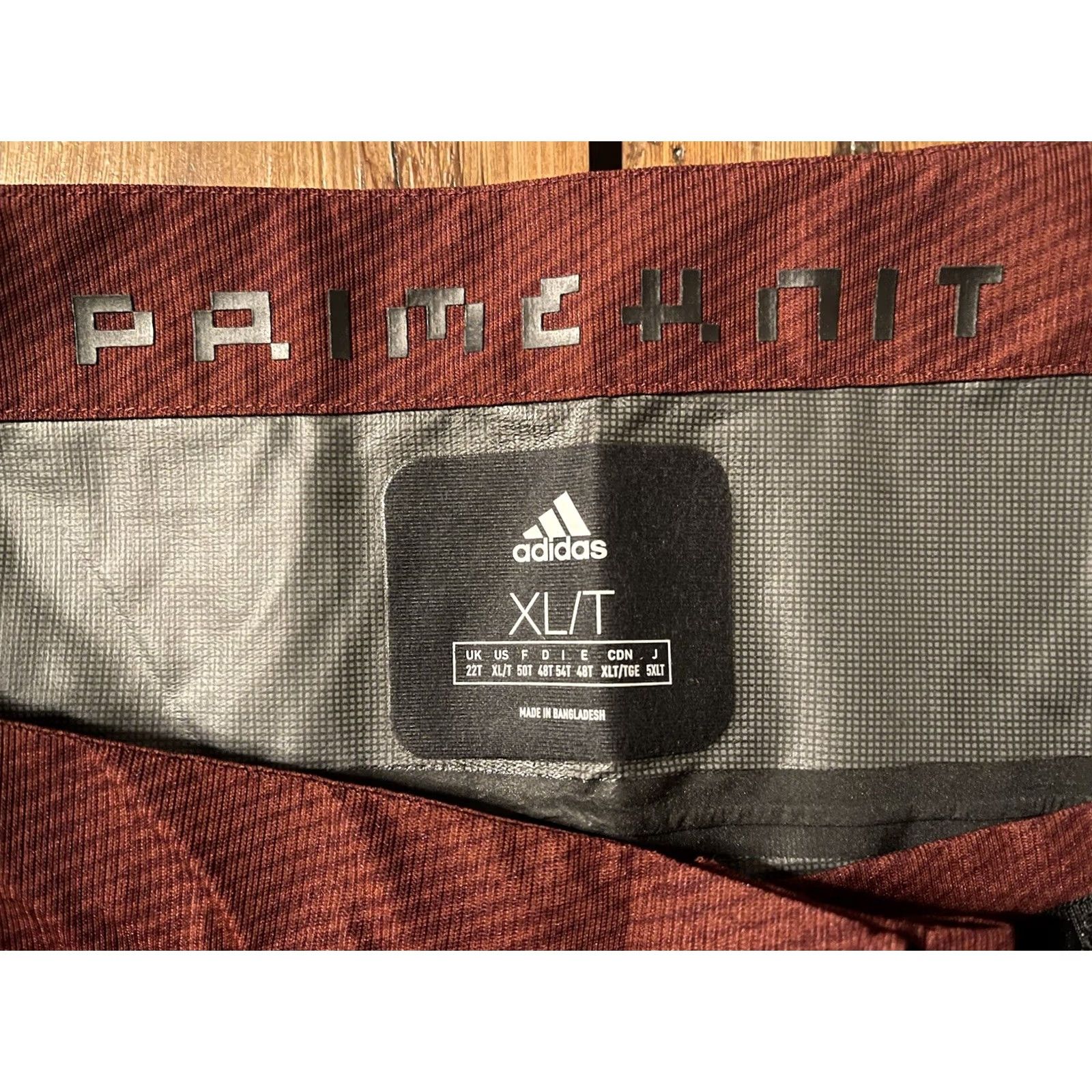 Adidas Adidas Terrex Techrock RAIN.RDY Primeknit Red Pants Women's XL Tall Activewear Size 40" / US 18 - 5 Thumbnail