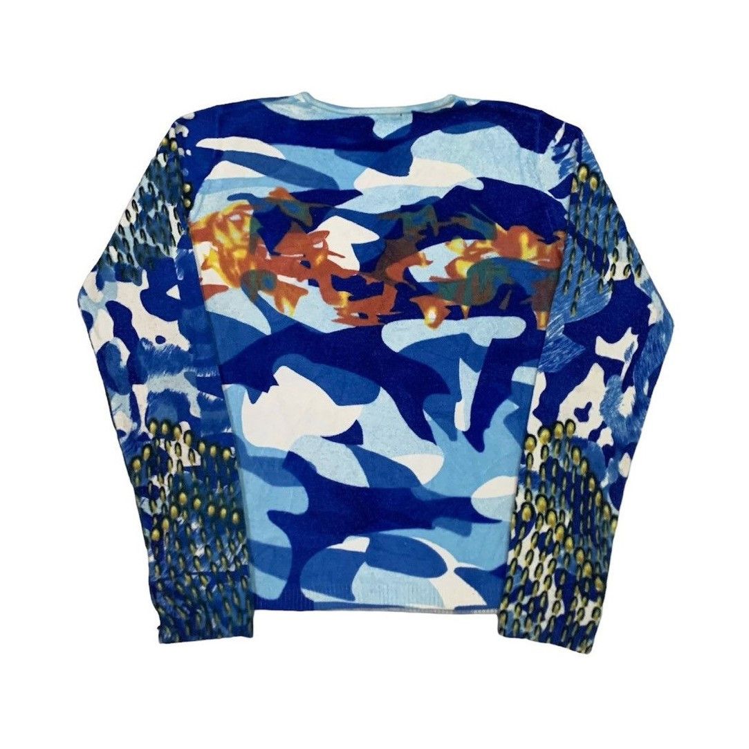 Custo Barcelona Vintage Custo Barcelona Psychedelic Girl Knitted Top Size S / US 4 / IT 40 - 2 Thumbnail