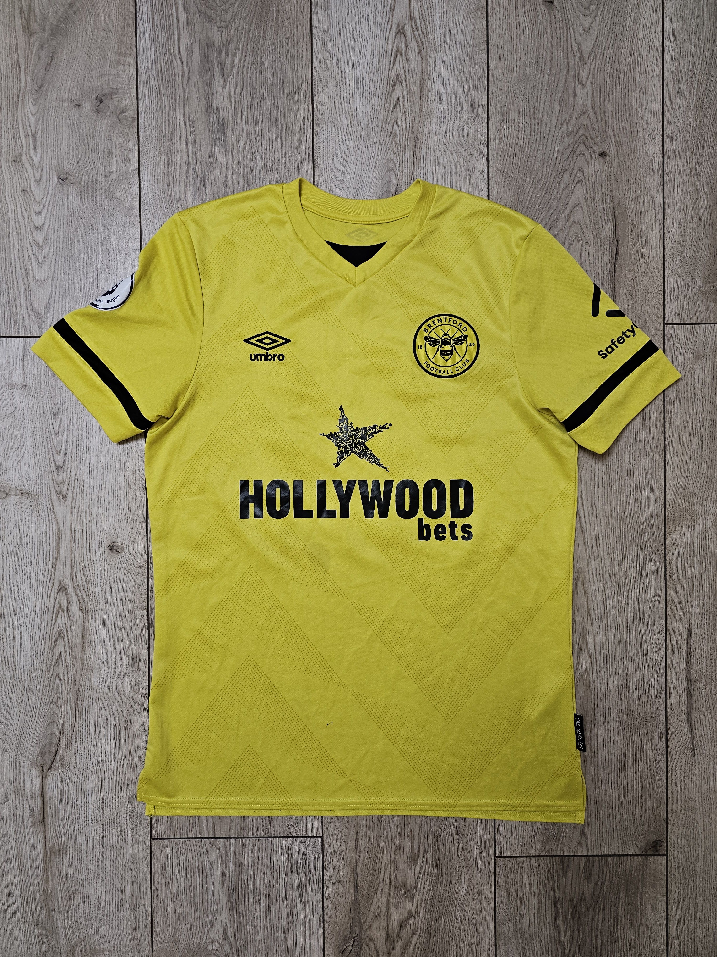Umbro BRENTFORD 2021 2022 ERIKSEN AWAY FOOTBALL SOCCER JERSEY Size US M / EU 48-50 / 2 - 2 Thumbnail
