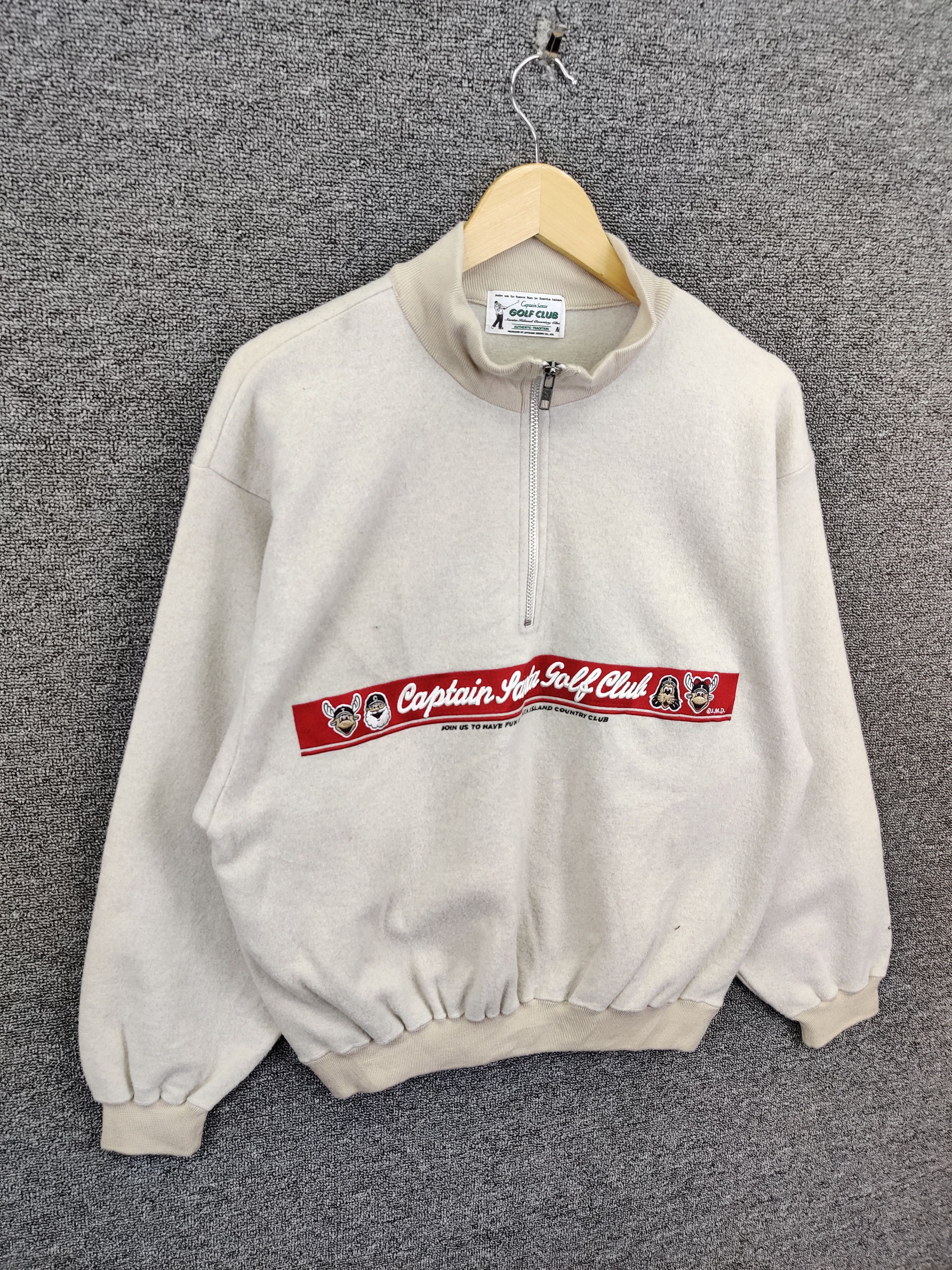 Captain Santors Vintage Captain Santa Golf Club Half Zip Sweatshirt Size US M / EU 48-50 / 2 - 5 Thumbnail