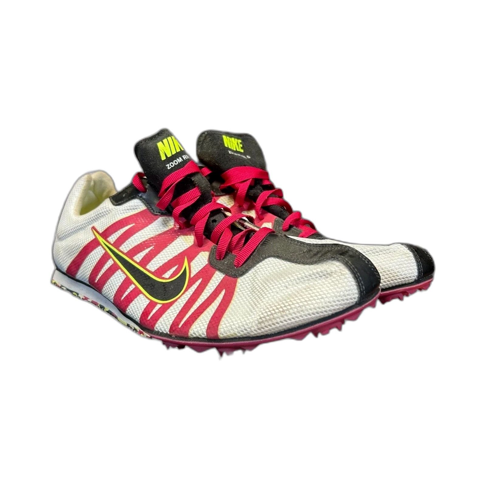 Nike Nike Rival D V White Cherry Pink Black Mid Distance Track Sp Size US 11 / EU 44 - 3 Thumbnail