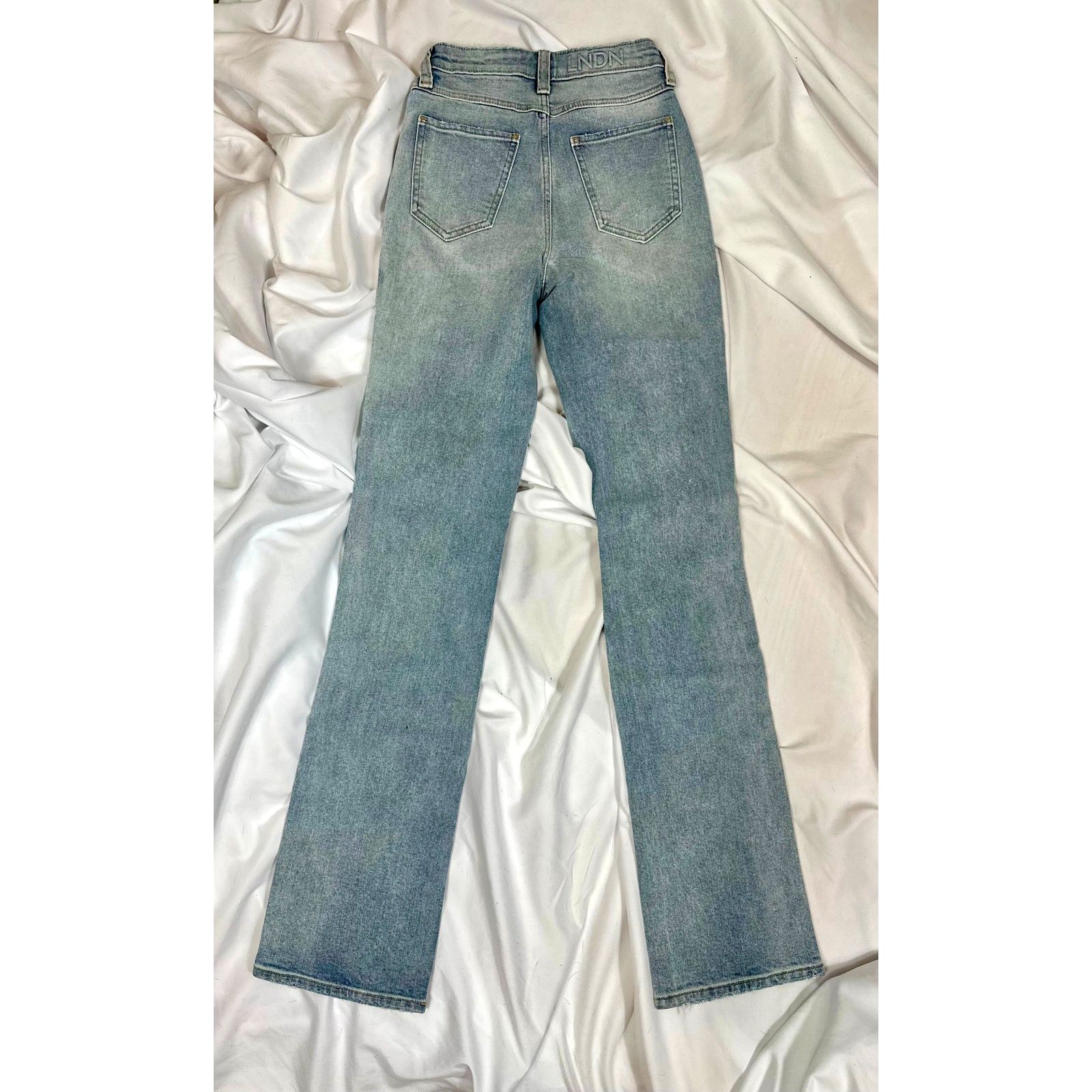 Other LNDN Landon Denim High Rise Distressed Jeans 36" Waist Size 36" / US 14 / IT 50 - 16 Thumbnail