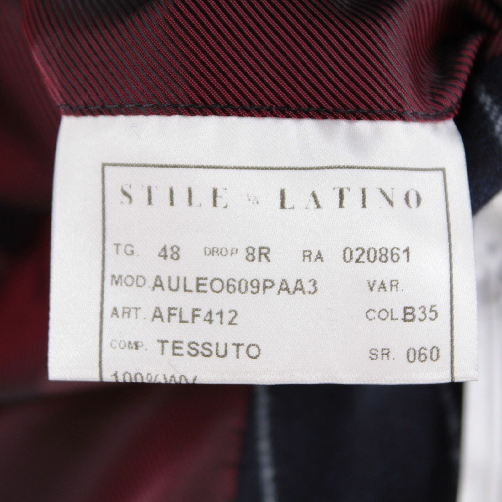 Other Stile Latino Suit Size US 38 Regular in Blue Size 38R - 9 Thumbnail