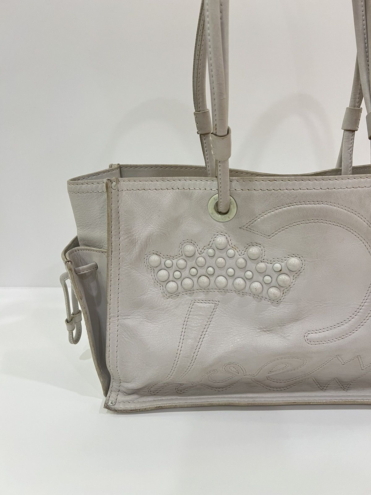 Loewe Loewe White Leather Crown totebag Size ONE SIZE - 6 Thumbnail