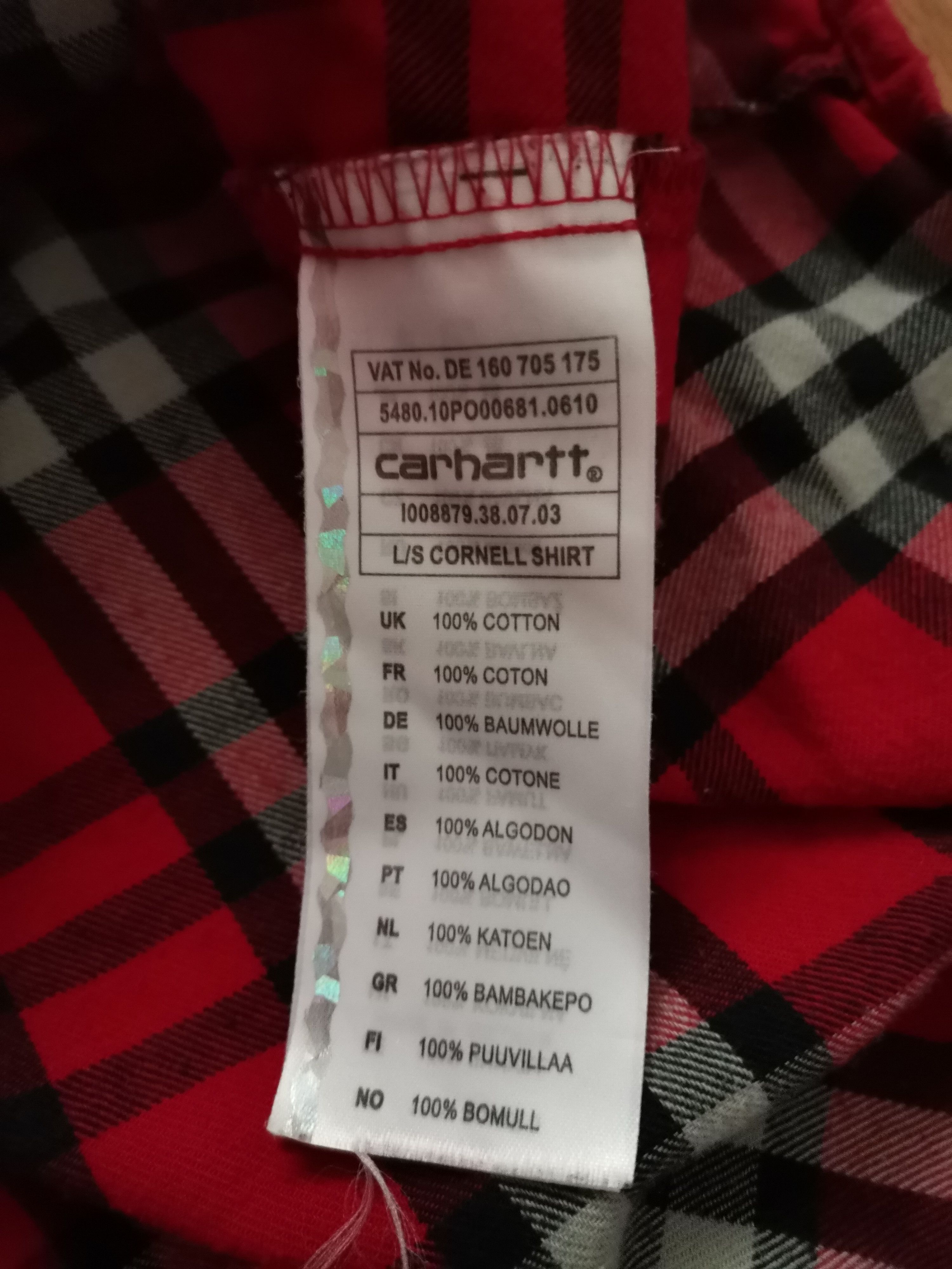 Carhartt × Carhartt Wip Carhartt Checkered Flannel Size US S / EU 44-46 / 1 - 4 Thumbnail