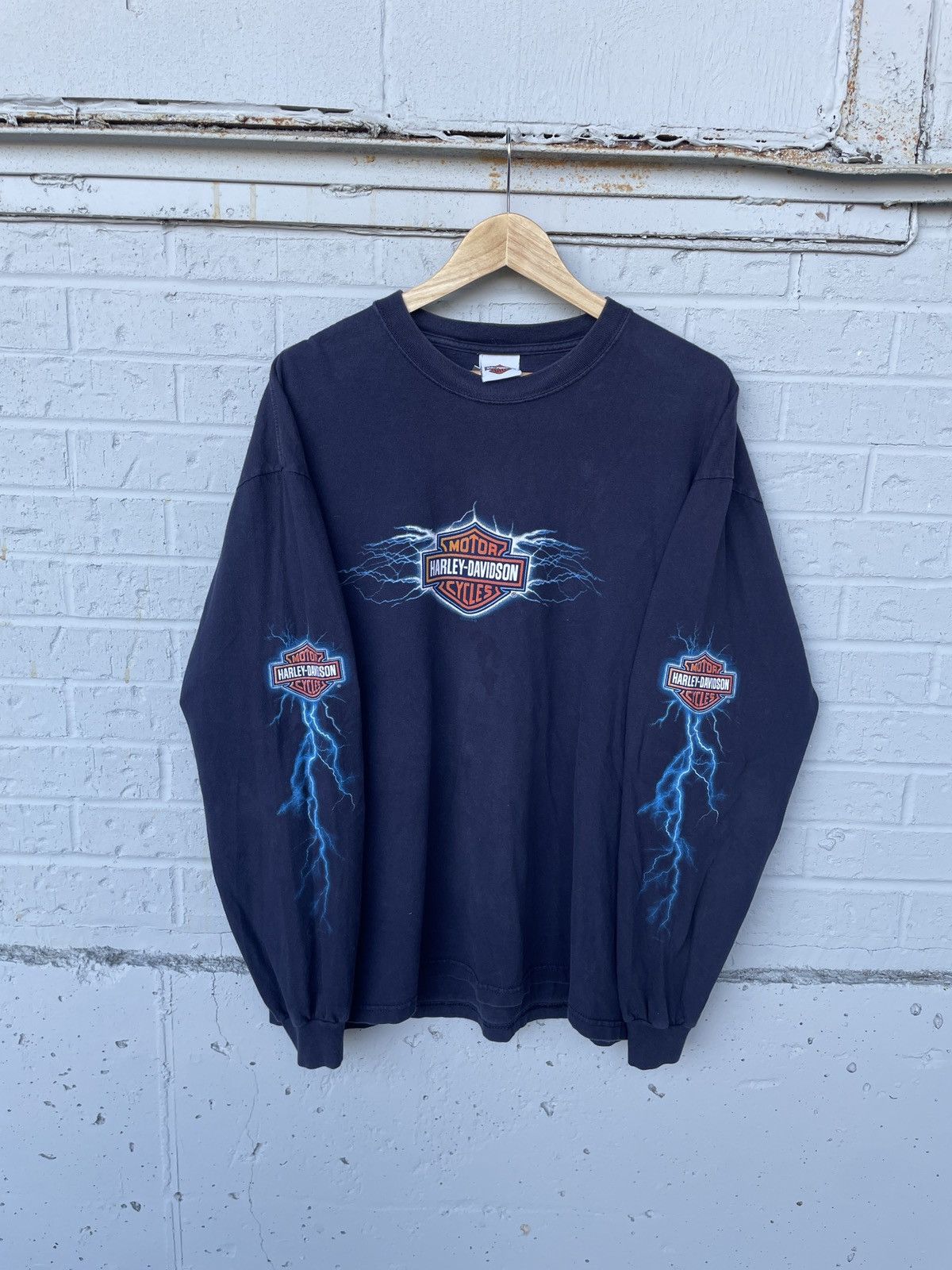 Harley Davidson Harley Davidson Lightning Long Sleeve Size US XL / EU 56 / 4 - 2 Thumbnail