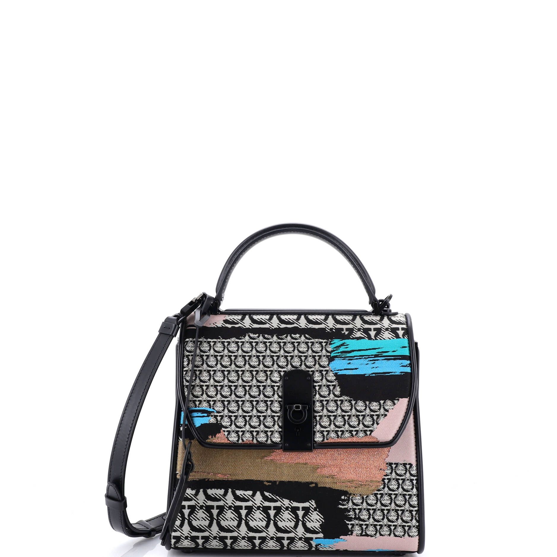Salvatore Ferragamo Boxyz Top Handle Bag Size ONE SIZE - 1 Thumbnail