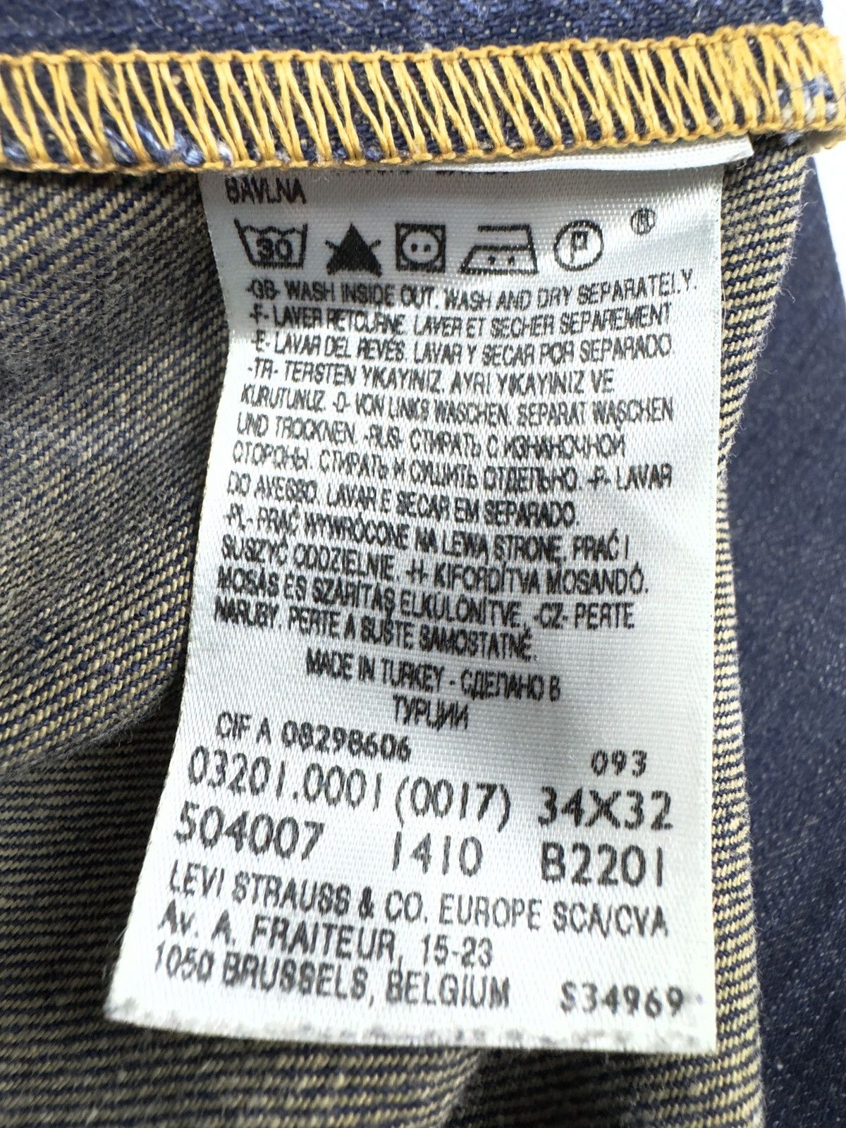 Levi's Authentic Levi’s 201 classic straight jeans 34x32 Size US 34 / EU 50 - 8 Thumbnail