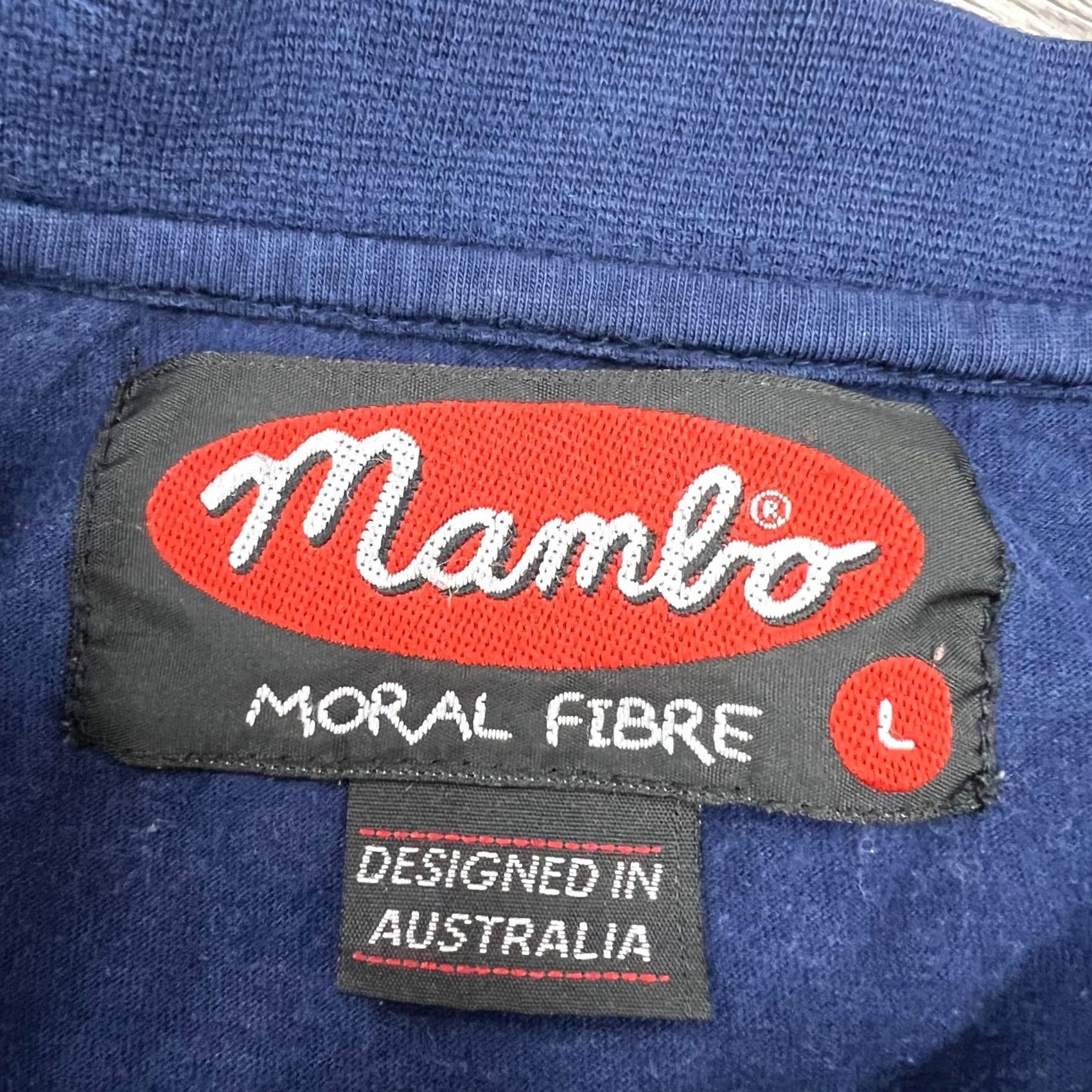 Mambo MAMBO 90s Vintage T-Shirt Men Blue Size L Surfin Art Tee Australia Eye For Detail Shirt Size US L / EU 52-54 / 3 - 4 Thumbnail