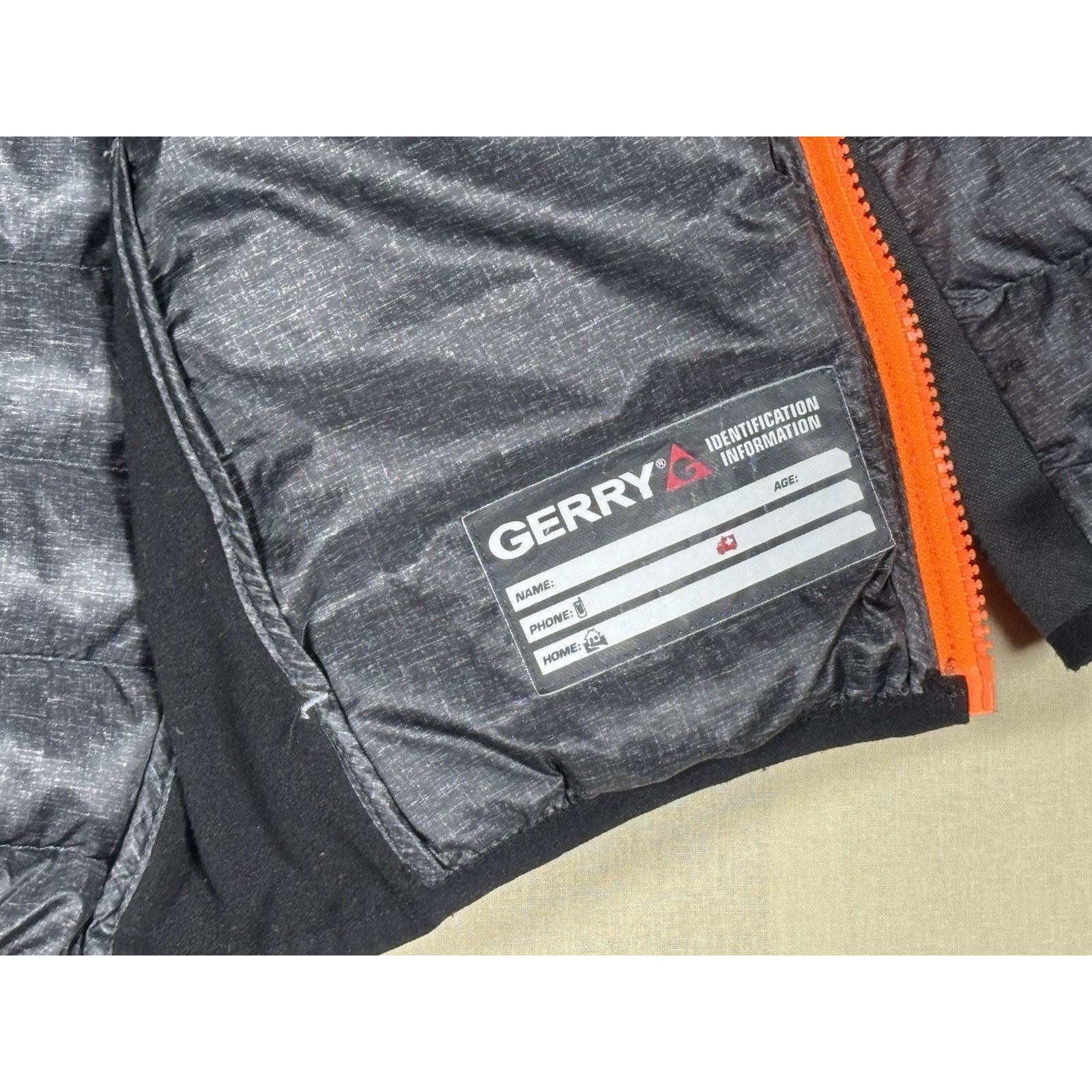 The Unbranded Brand Gerry Kids Puffer Jacket XS 5/6 Gray Black Hooded Down Size US XS / EU 42 / 0 - 4 Thumbnail
