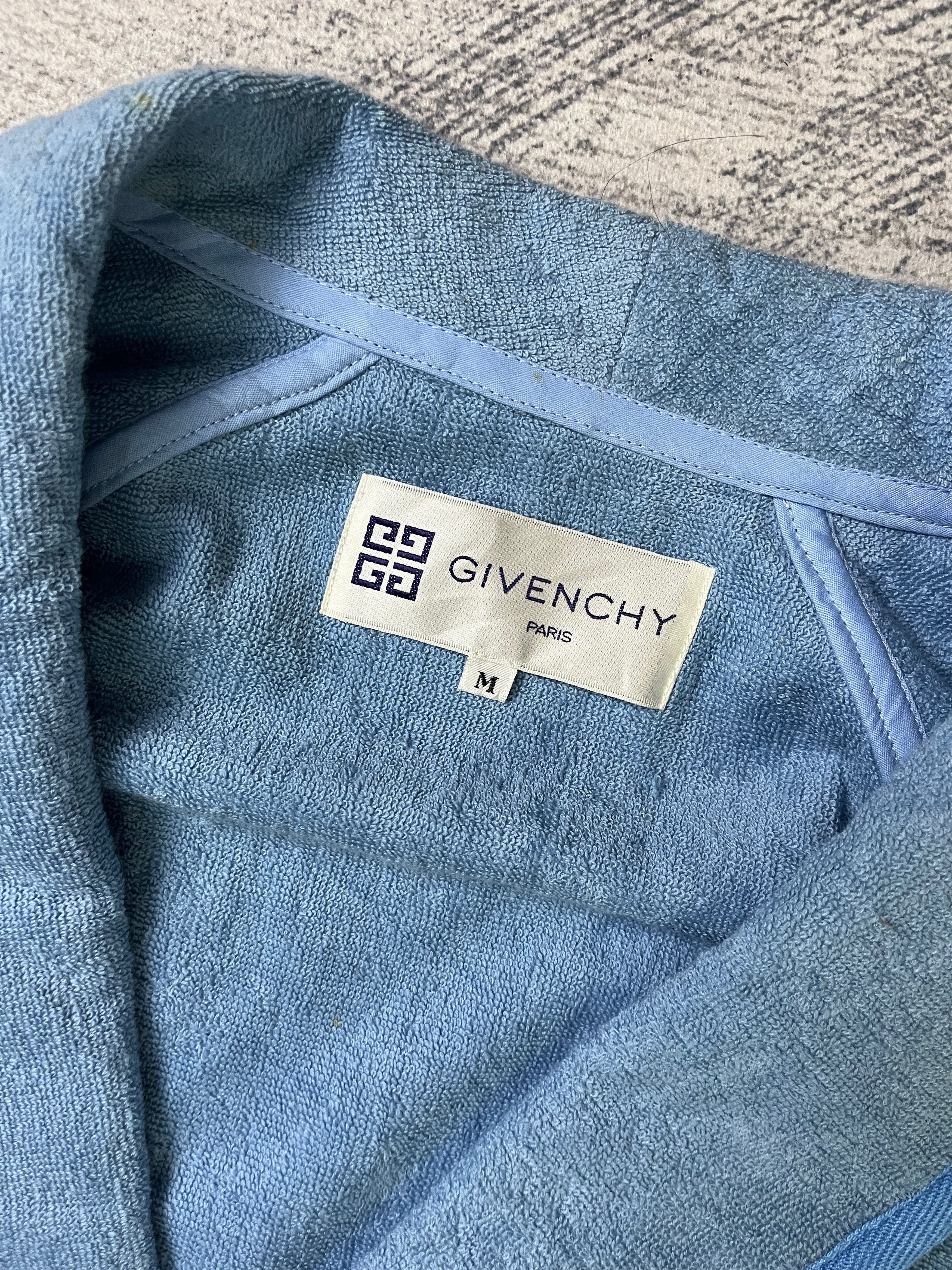 Givenchy Givenchy Paris Bath Robe Blue Size M Size US M / EU 48-50 / 2 - 8 Thumbnail