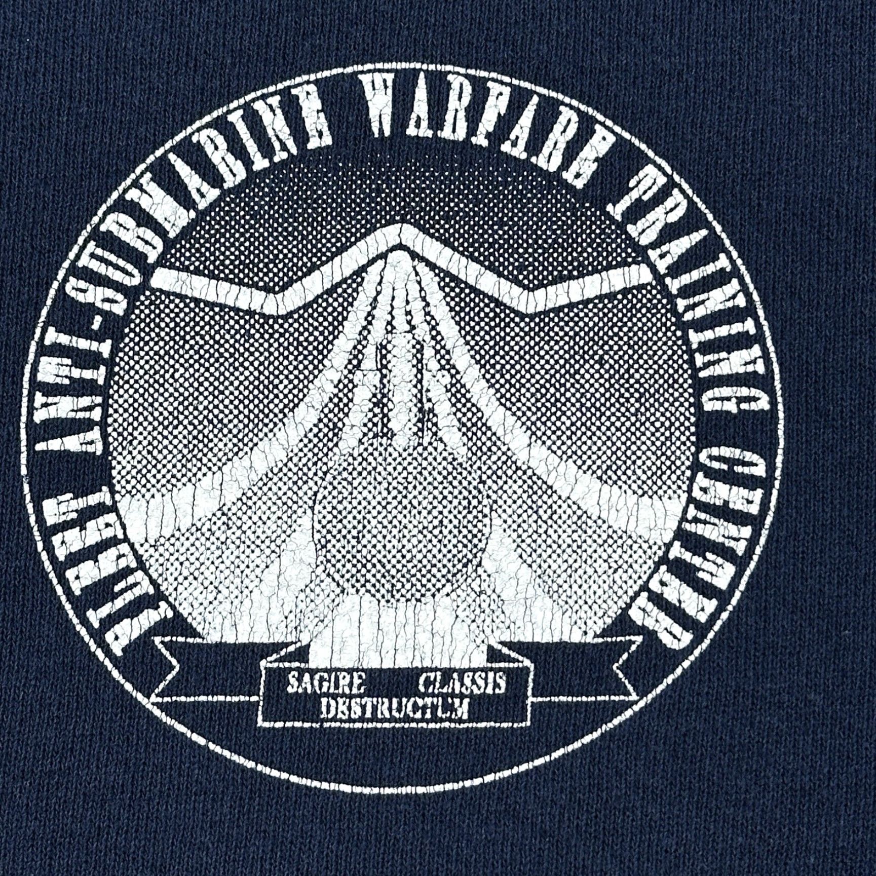 Soffe VINTAGE Soffe Sweatshirt Mens Large Naval Anti-Submarine Warfare Training Center Sweatshirt Naval USA 90s Graphic Print Mens L Blue Size US L / EU 52-54 / 3 - 6 Thumbnail