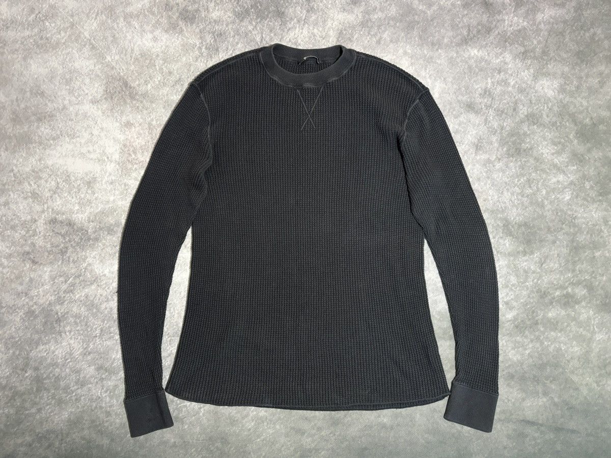Alexander Wang Alexander Wang Thermal Longsleeve Waffle Knit Shirt Small OS Size US L / EU 52-54 / 3 - 13 Thumbnail