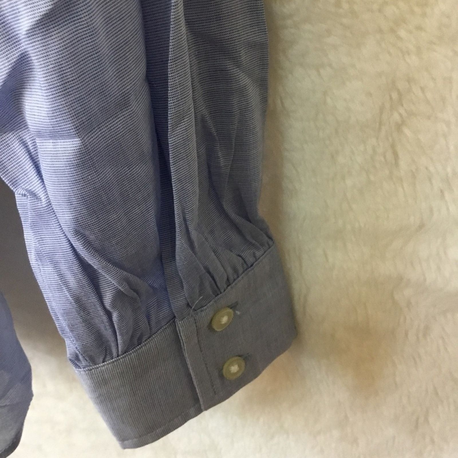 Loft Loft Blue Pintucked Pleated Tunic Shirt Size S / US 4 / IT 40 - 8 Thumbnail