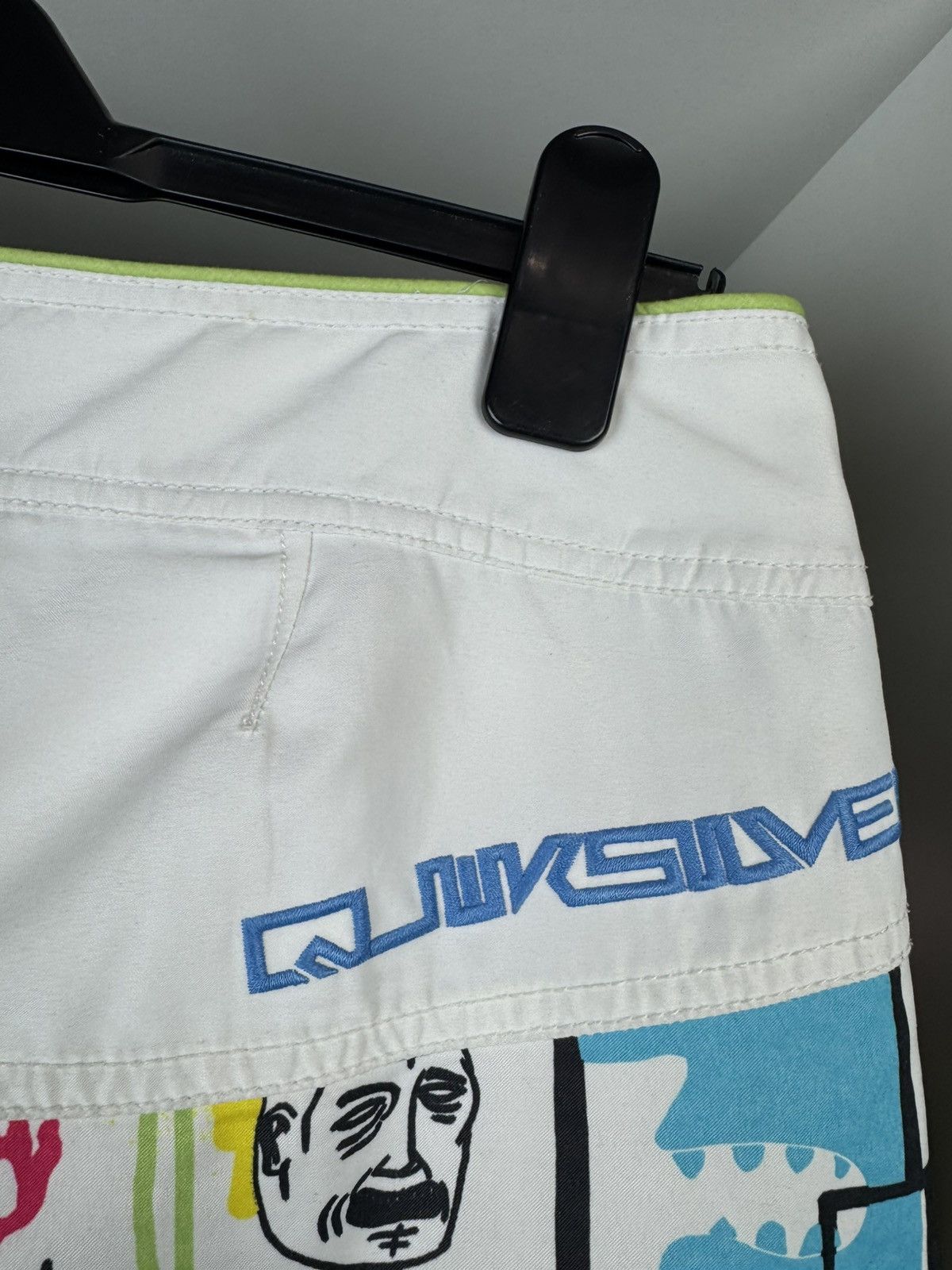 Quiksilver Quiksilver Off The Lip Board Shorts Swim Trunks Graffiti Y2K Size US 34 / EU 50 - 18 Thumbnail