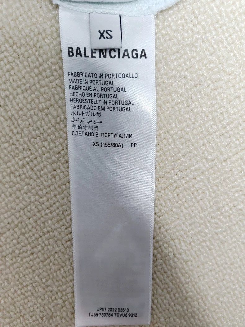 Balenciaga Balenciaga 23 FW Mud Dye Bitcoin Old Destruction Short Slee Size US XS / EU 42 / 0 - 7 Thumbnail