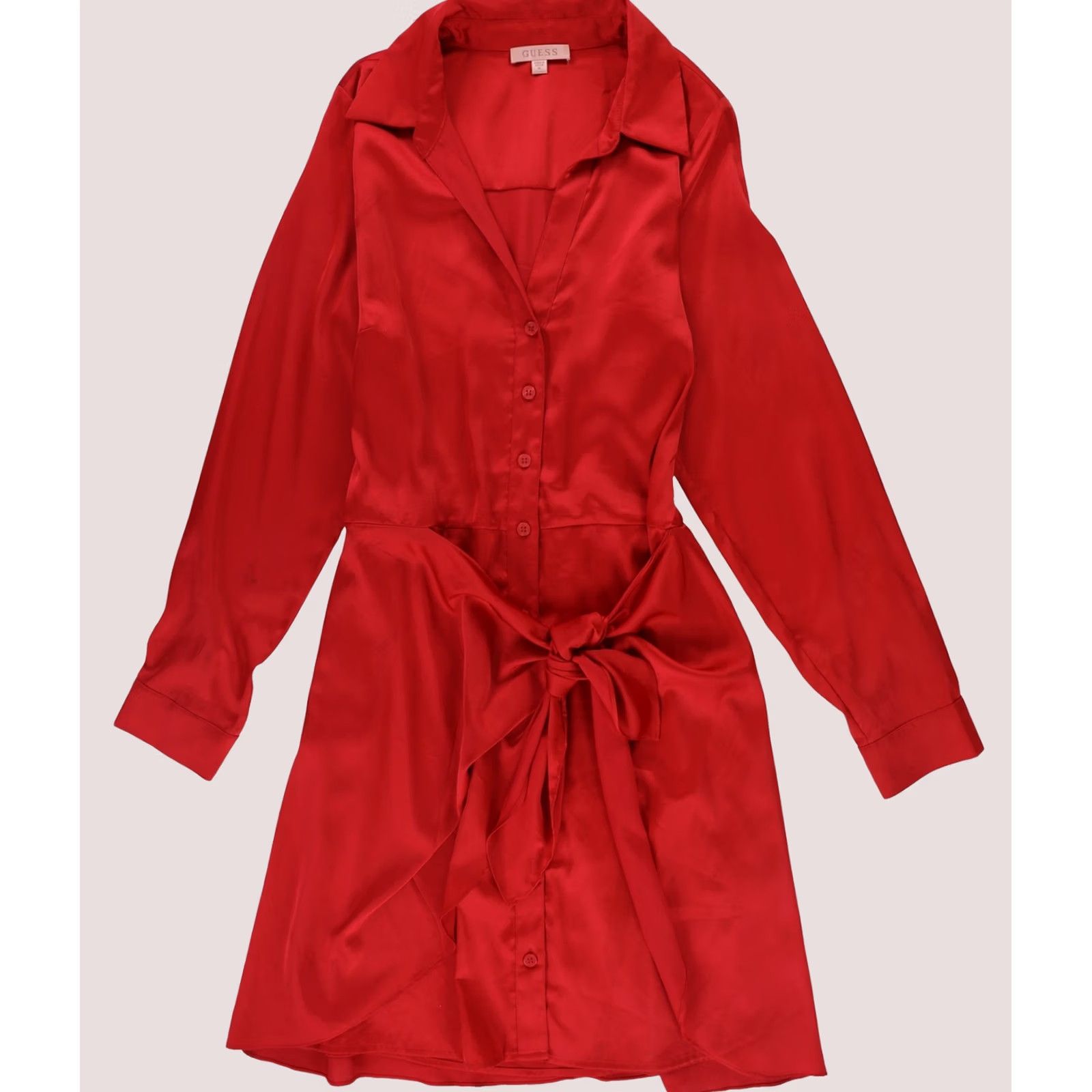 Guess GUESS Womens Eco Alya Mini Dress bonfirered M Size M / US 6-8 / IT 42-44 - 1 Thumbnail