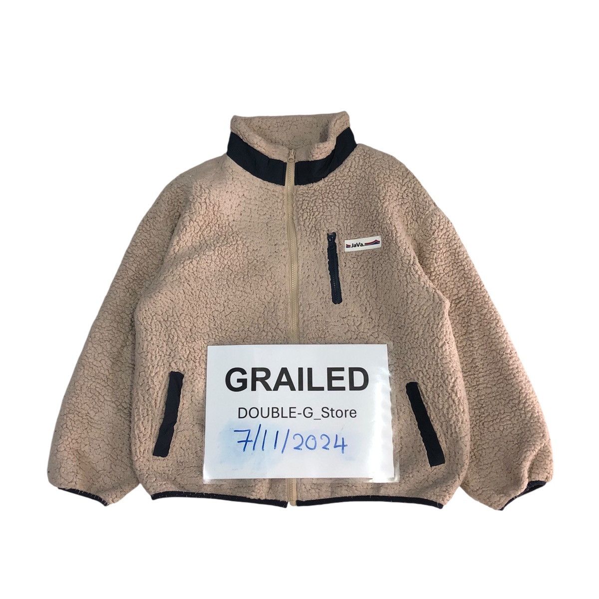 Japanese Brand × Vintage 📌Vintage Fleece Bomber Jacket Dip Pile Java Size US M / EU 48-50 / 2 - 1 Thumbnail