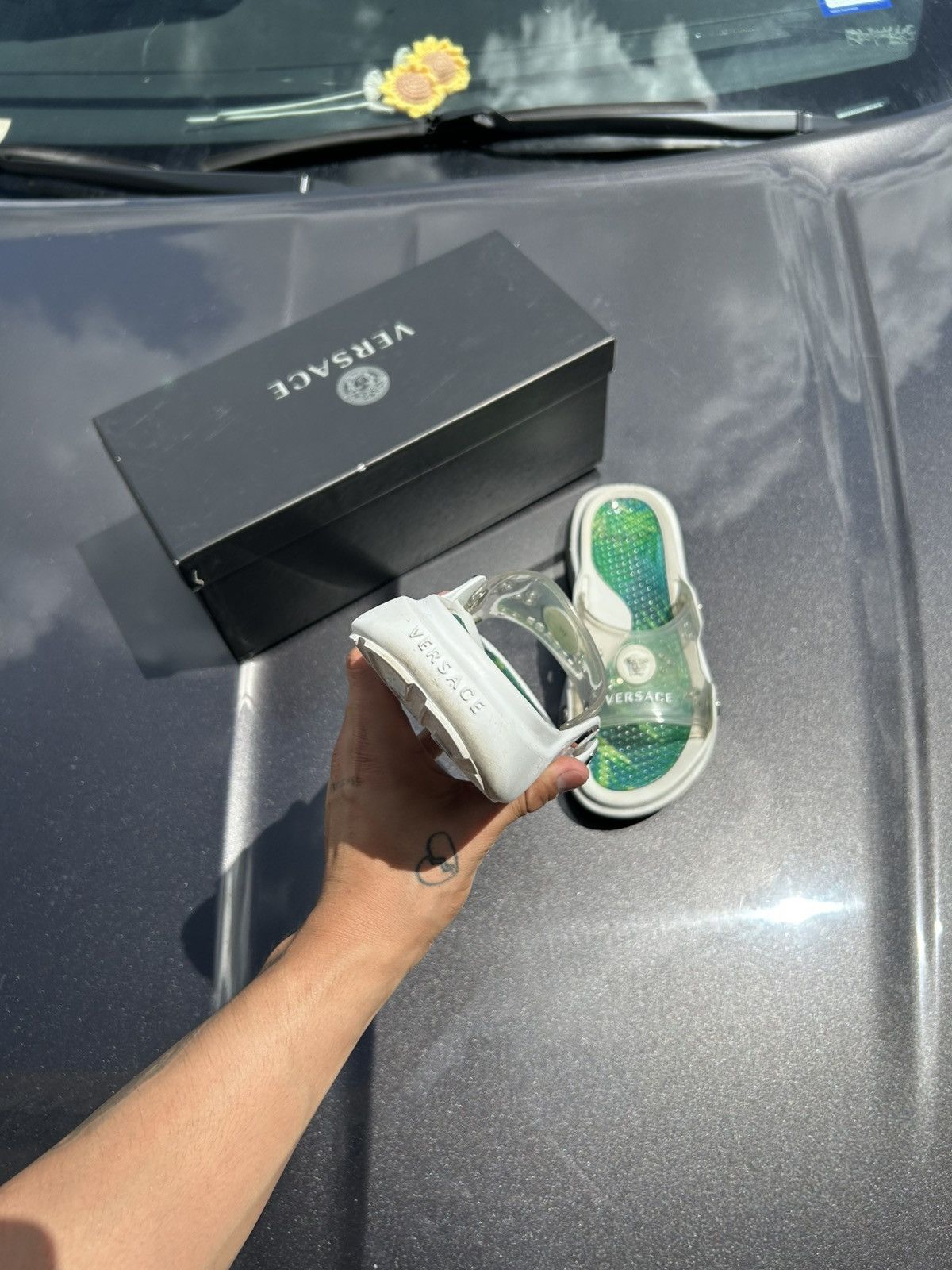 Versace Versace gel slide Size US 9 / IT 39 - 4 Thumbnail