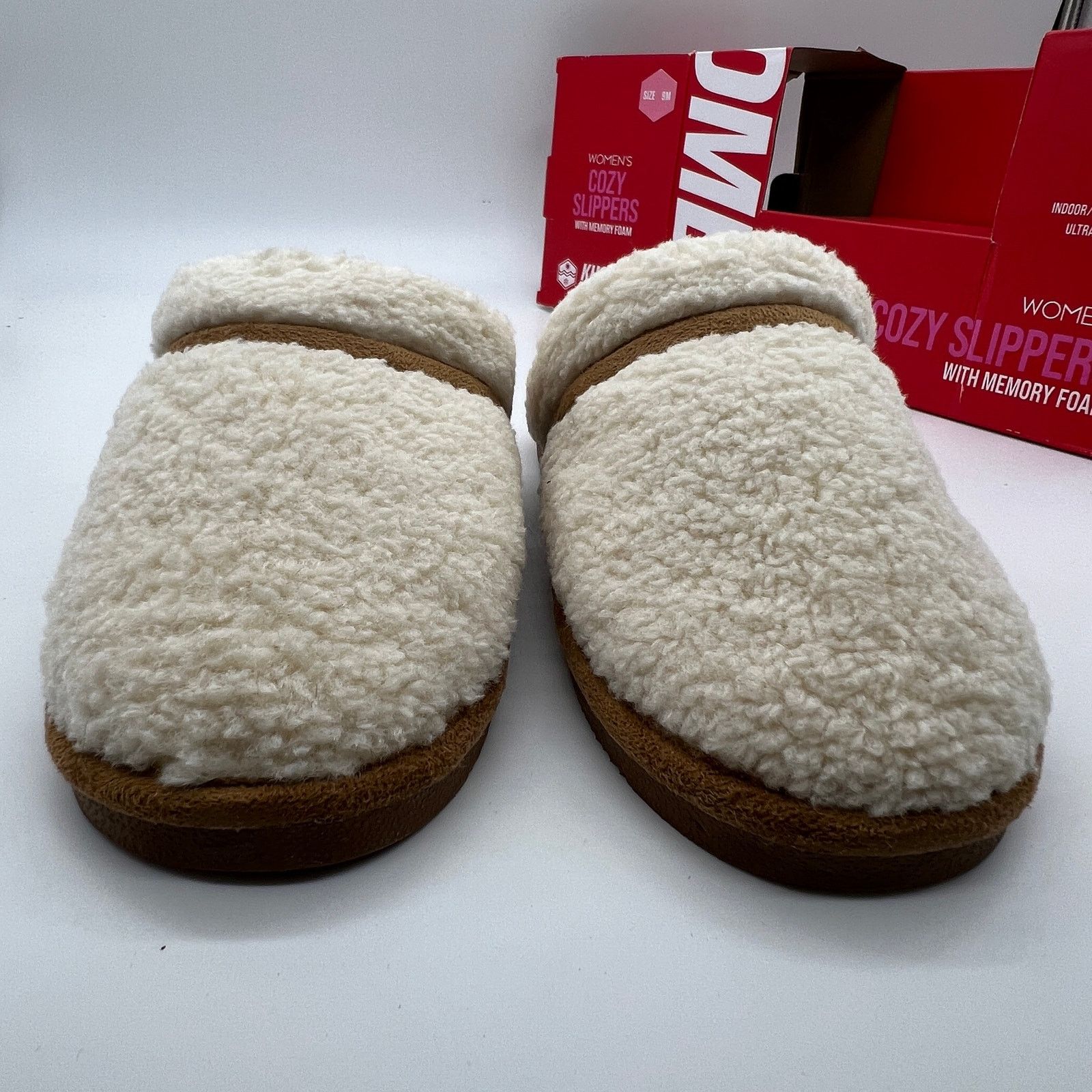 Other Khombu Cozy Faux Fur Slippers Dede Size 9 Medium Ivory Size US 9 / IT 39 - 5 Thumbnail