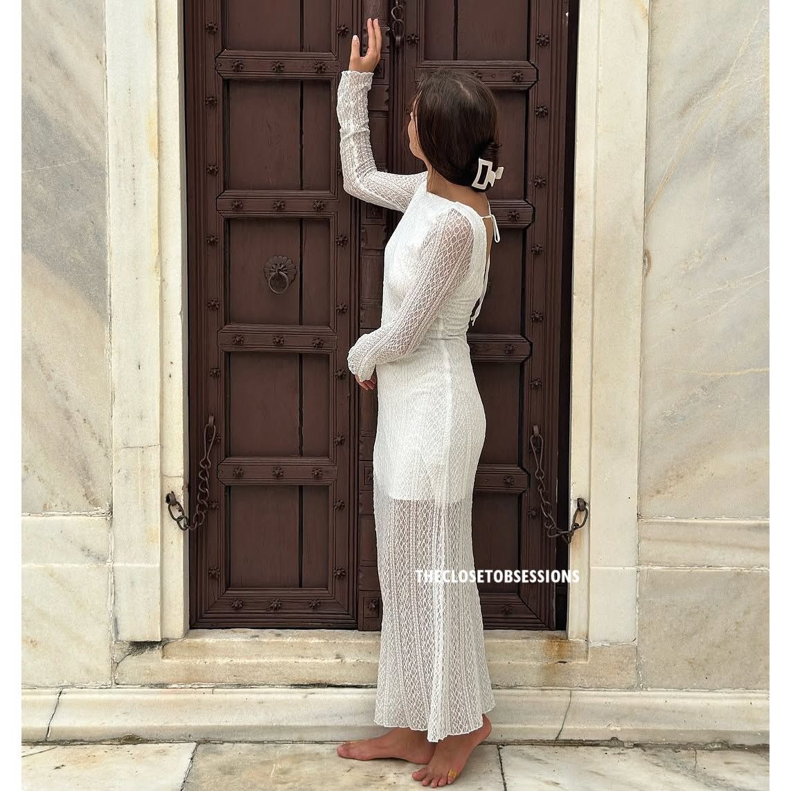 Zara ZARA BLOGGER FAVE!!! Open Back Maxi Dress NWT Size L / US 10 / IT 46 - 22 Thumbnail