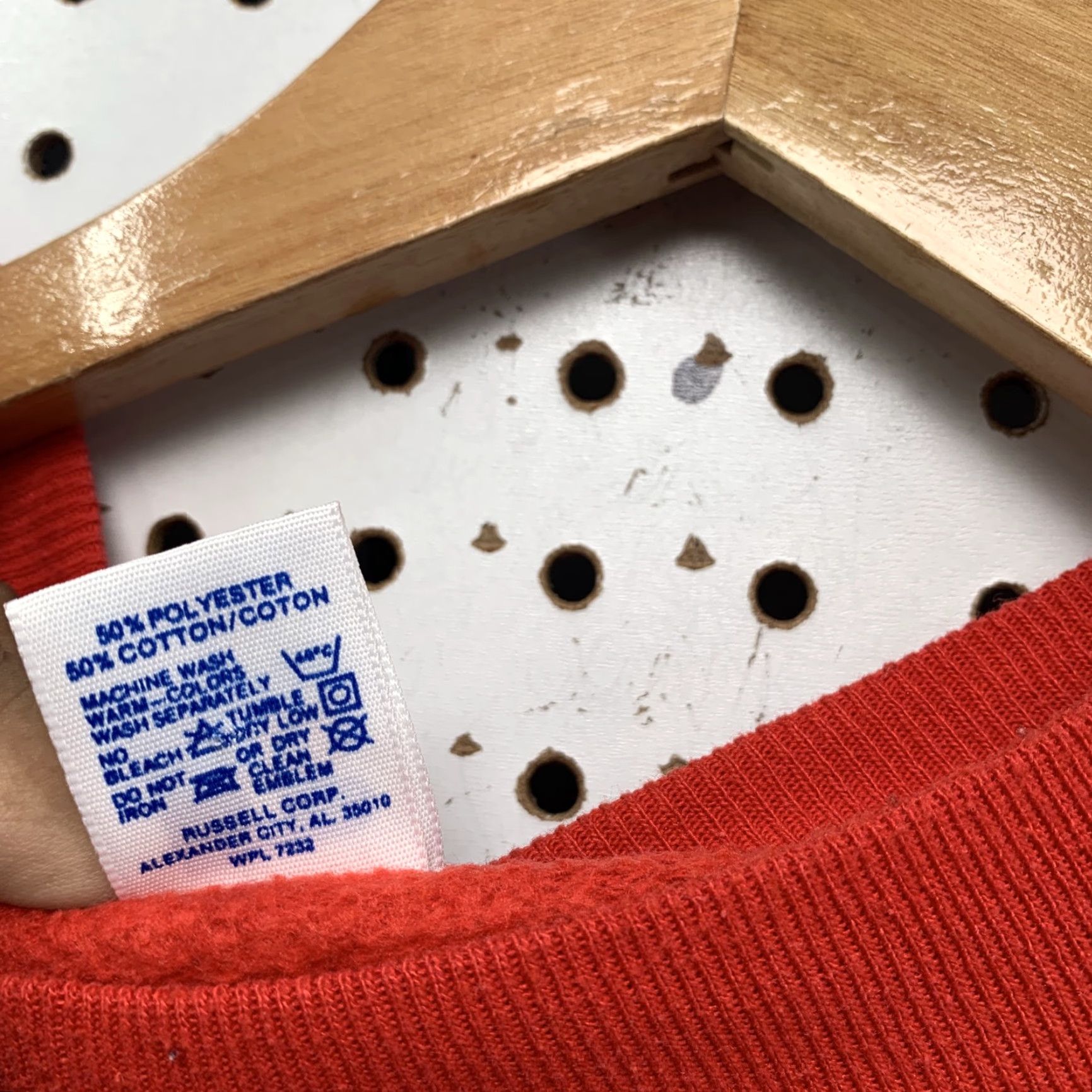 Russell Athletic VINTAGE Russell Athletic Sweatshirt Mens Large Red 80s Crewneck Pullover USA Size US L / EU 52-54 / 3 - 3 Thumbnail