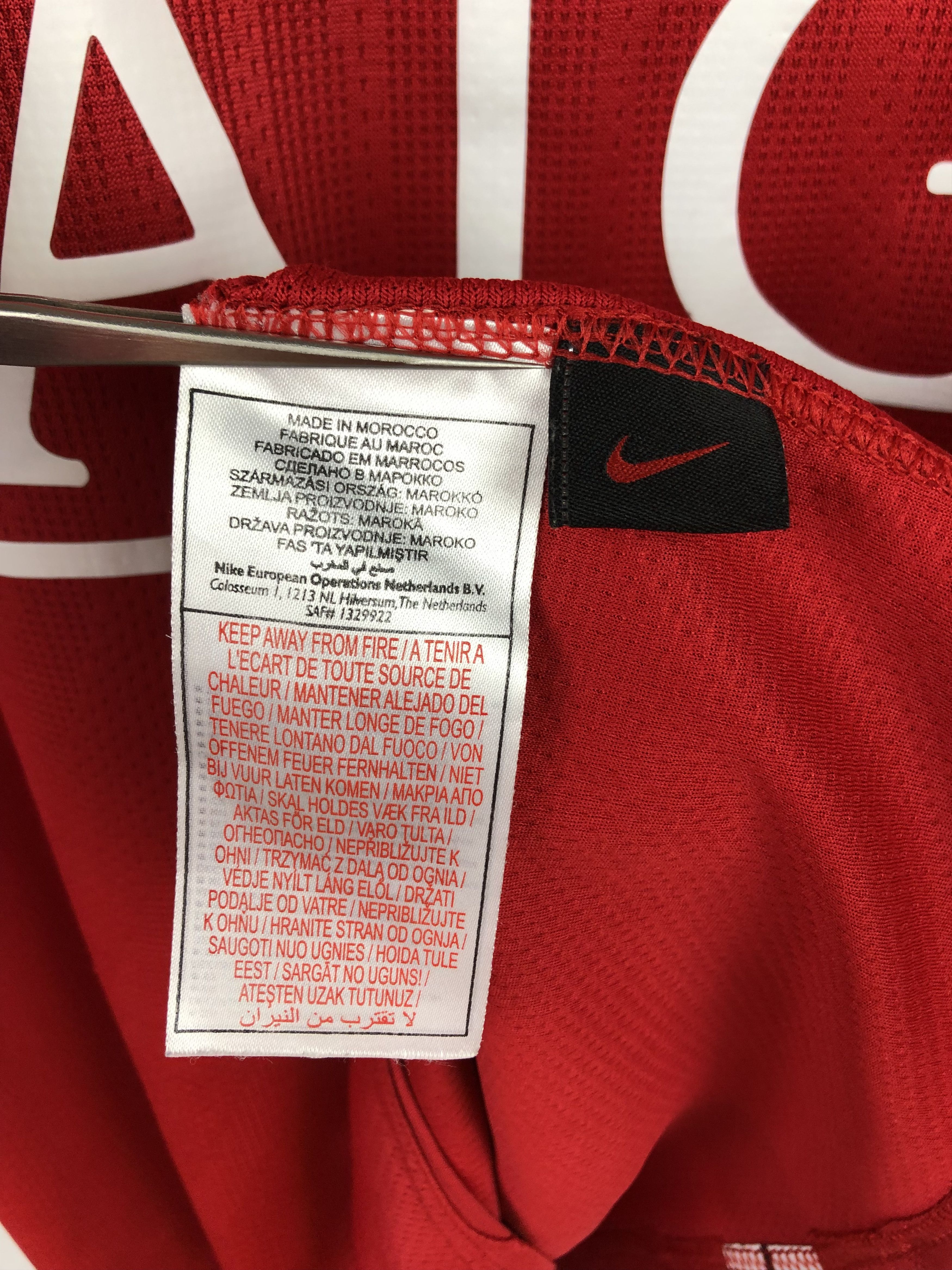 Manchester United football shirt 2007 #10 Rooney Nike Jersey