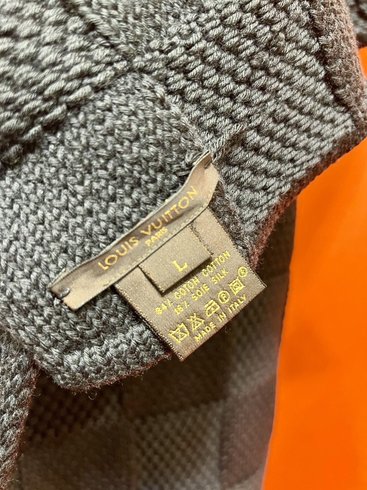 Louis Vuitton VIRGIL ABLOH park stole in damier, s/s 2019 Size 46 - 6 Thumbnail