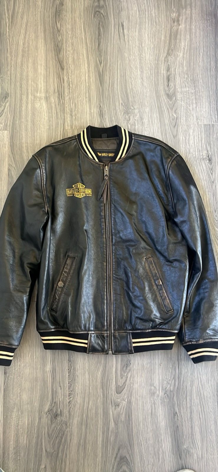 Harley Davidson Harley Davidson Leather Jacket - Size: LG Size US L / EU 52-54 / 3 - 1 Thumbnail